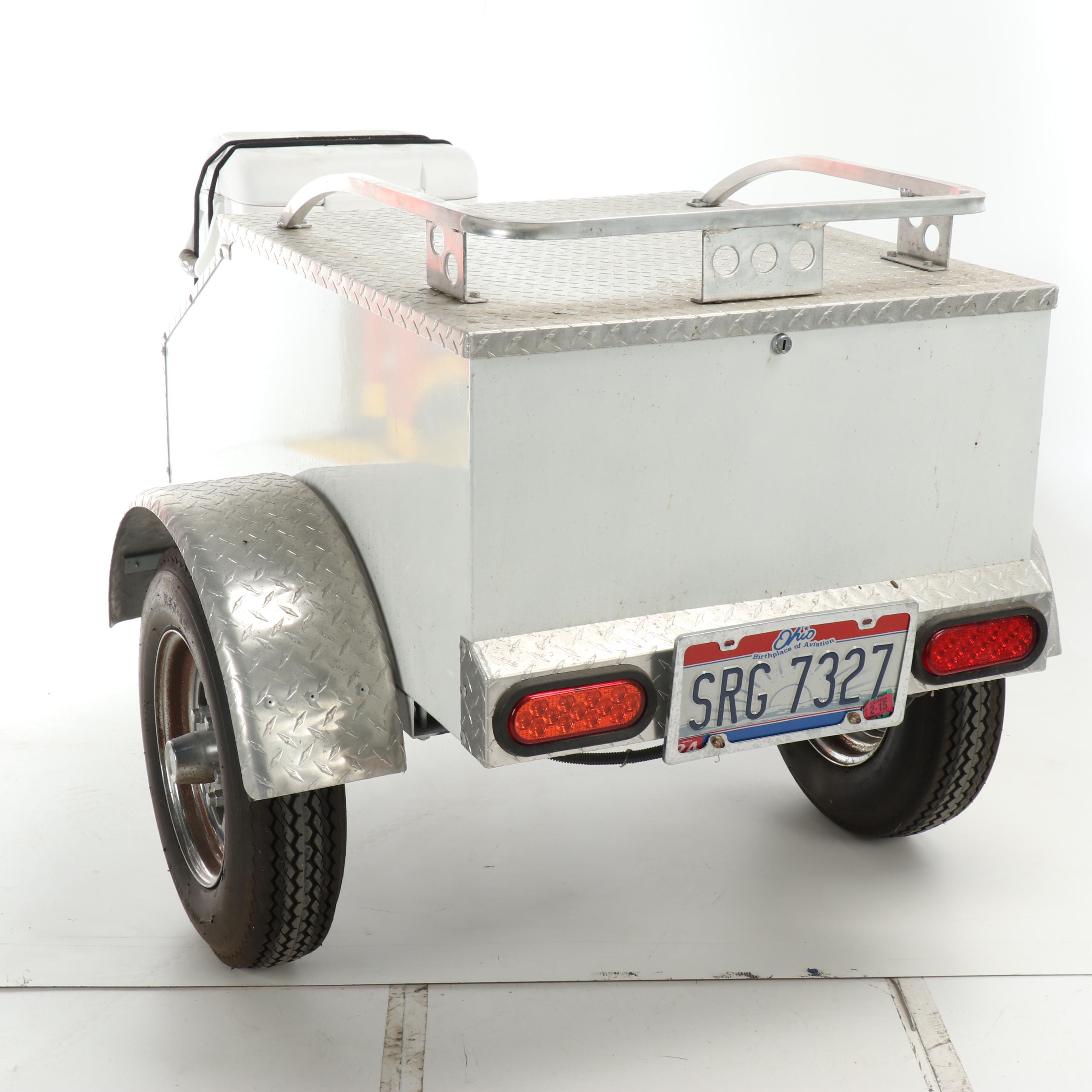 2009 Towblazer Pull Behind Motorcycle Trailer