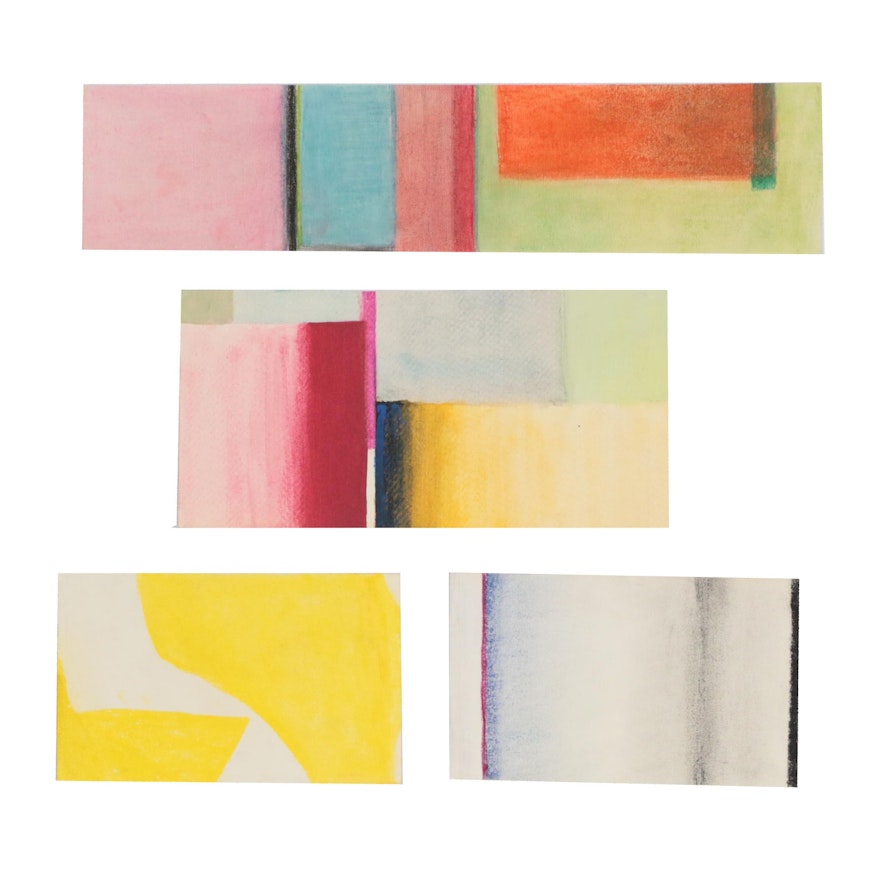 Beth Hertz Abstract Pastel and Wash Drawings