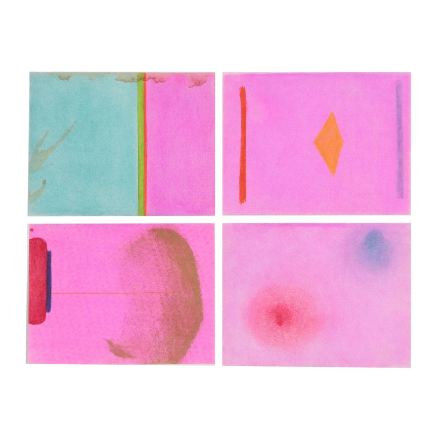 Beth Hertz Abstract Pastel Drawings