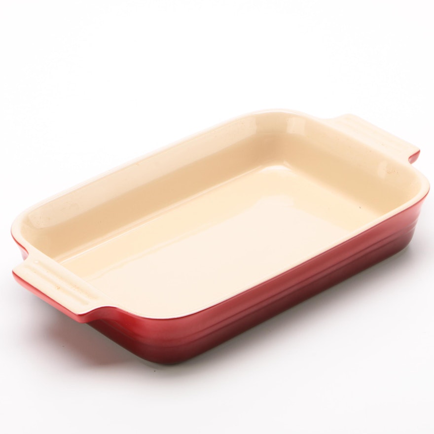 Le Creuset Cerise Glazed Stoneware Baking Dish