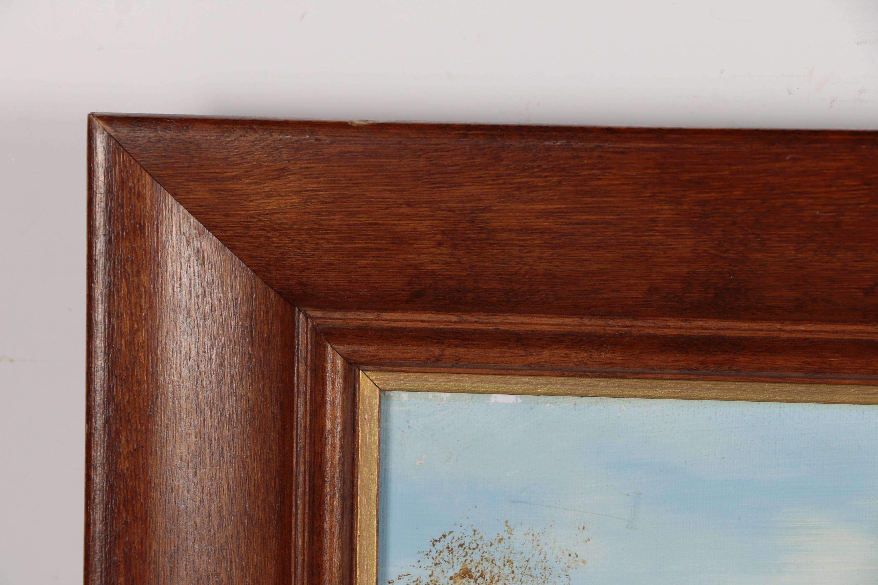 Attributed to Robert Wood Landscape Oil Painting "October Morn"