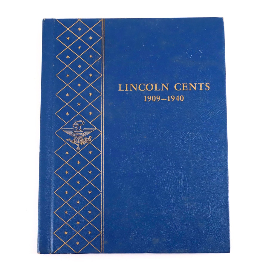 Whitman Binder of Lincoln Wheat Cents, 1909 to 1940