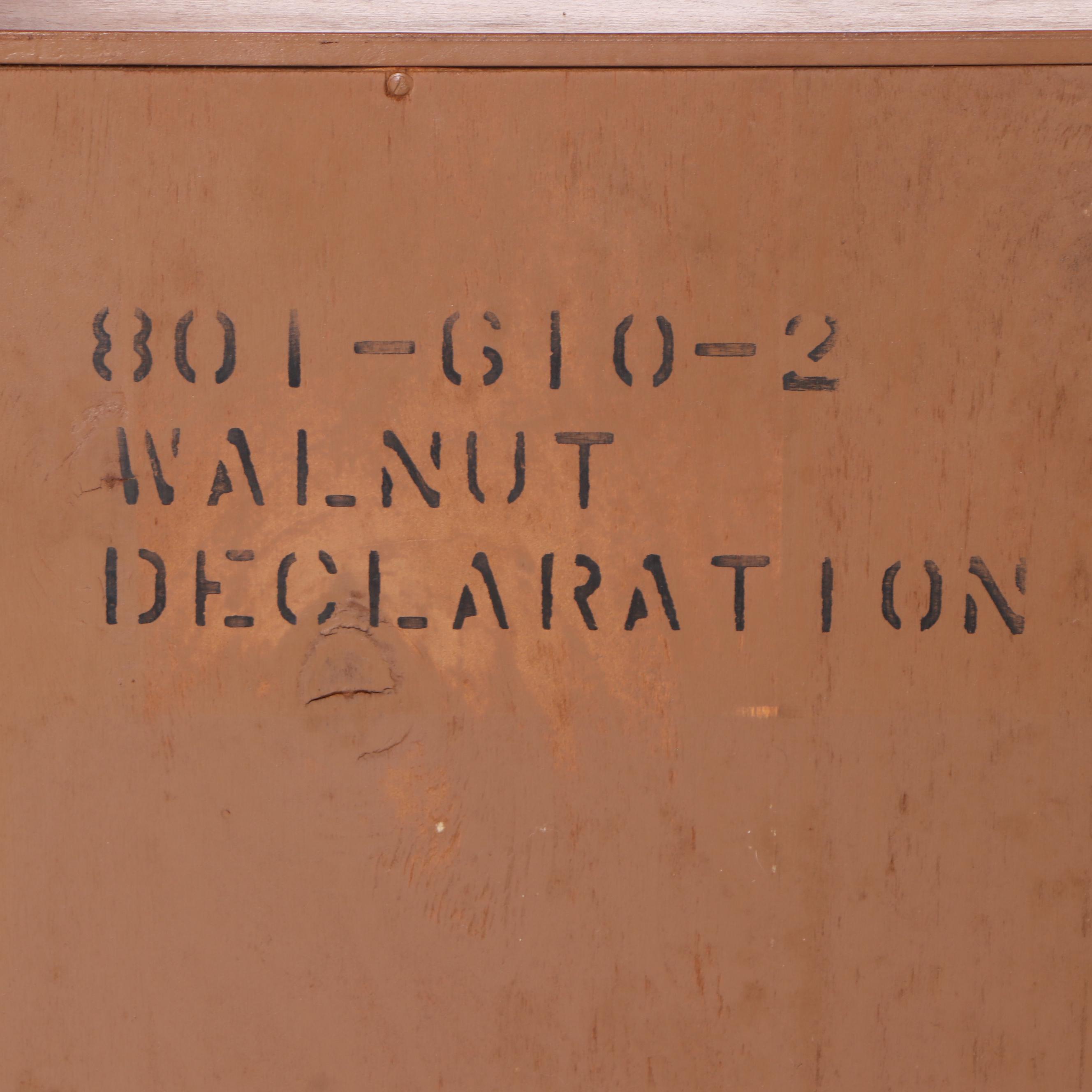 Drexel Walnut Nightstand, Mid 20th Century