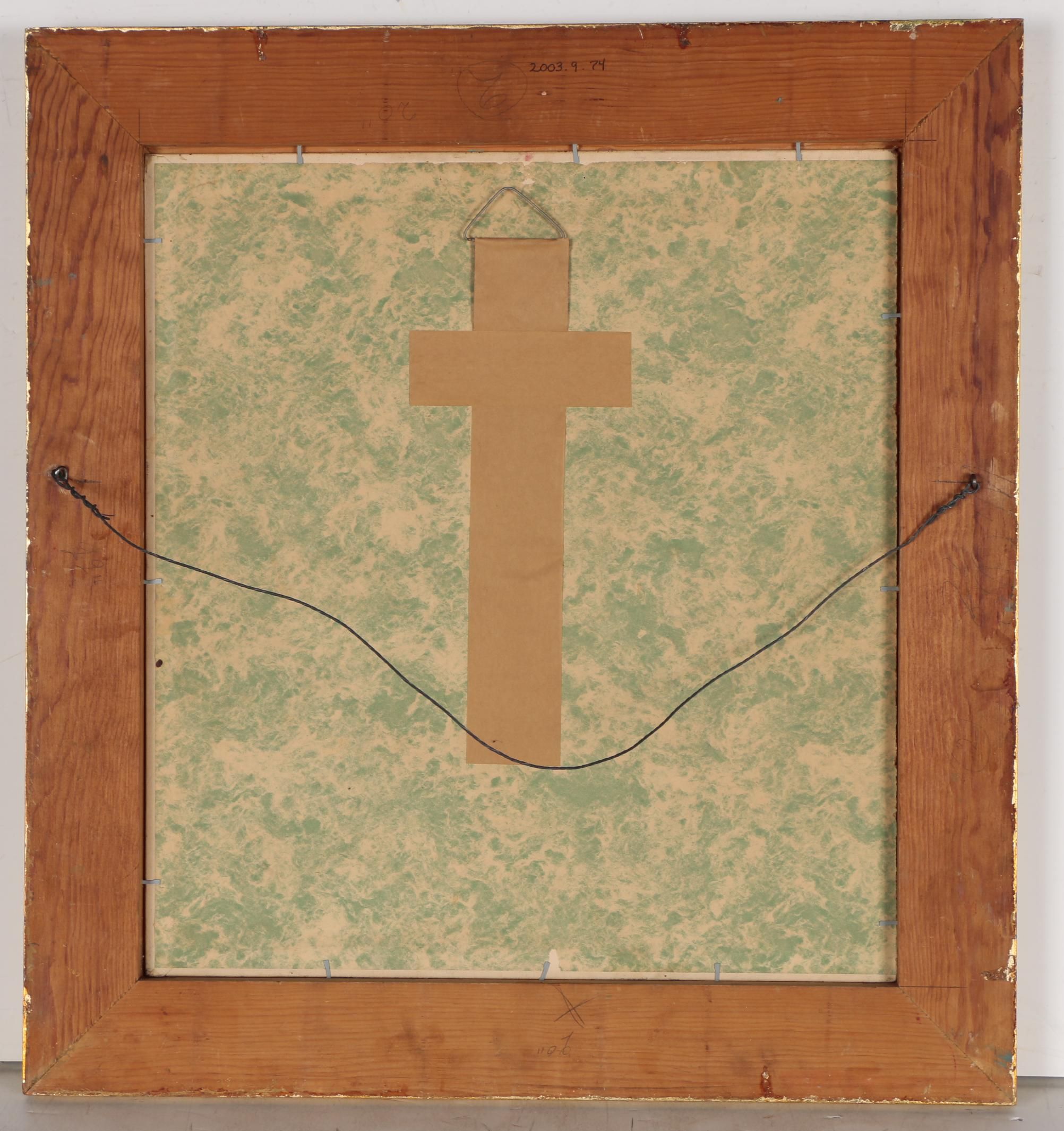 Allye Hutter Dog Portrait Oil Painting, 1943