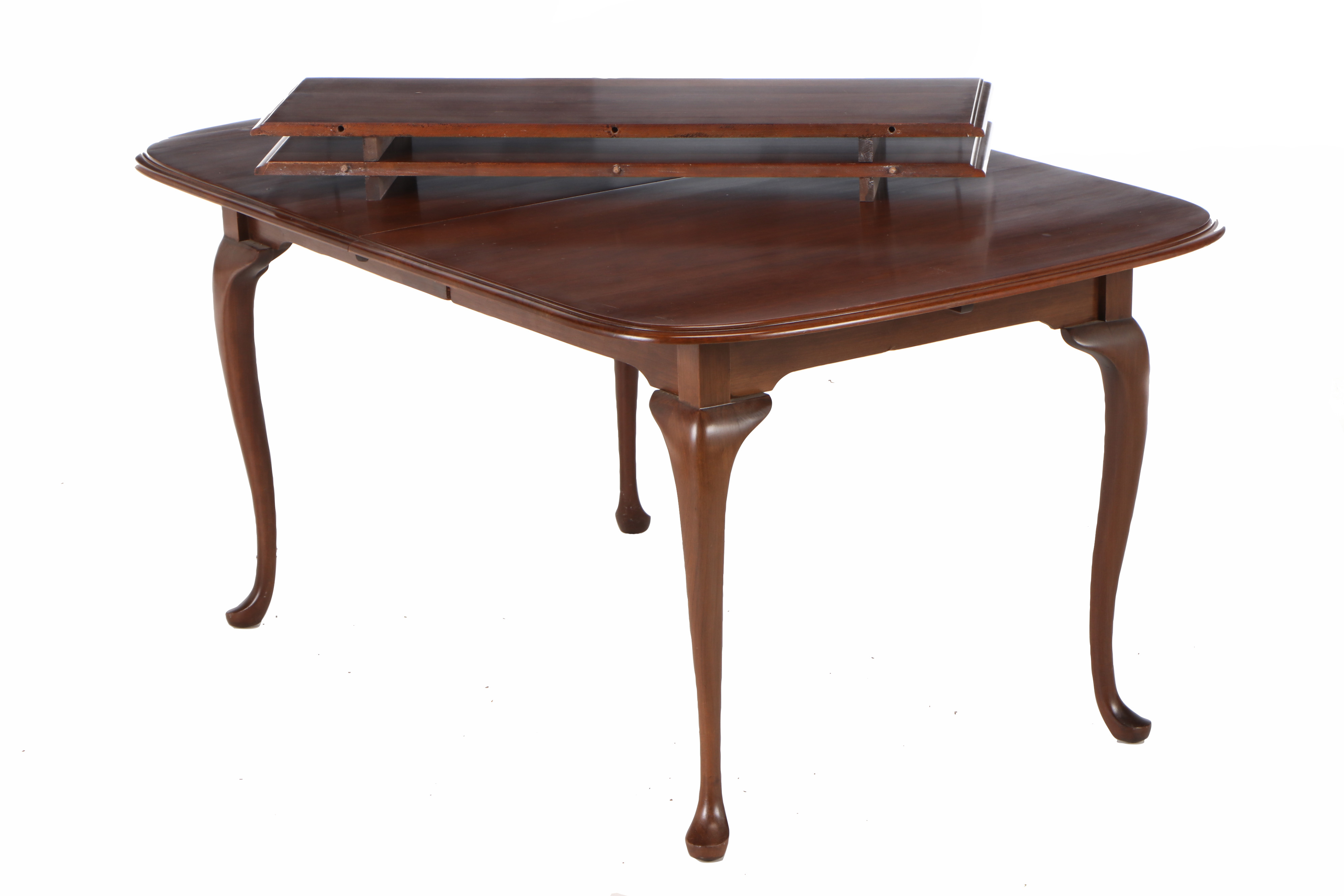 Crawford, Seven-Piece Queen Anne Style Cherry and Cherry-Stained Dining Set