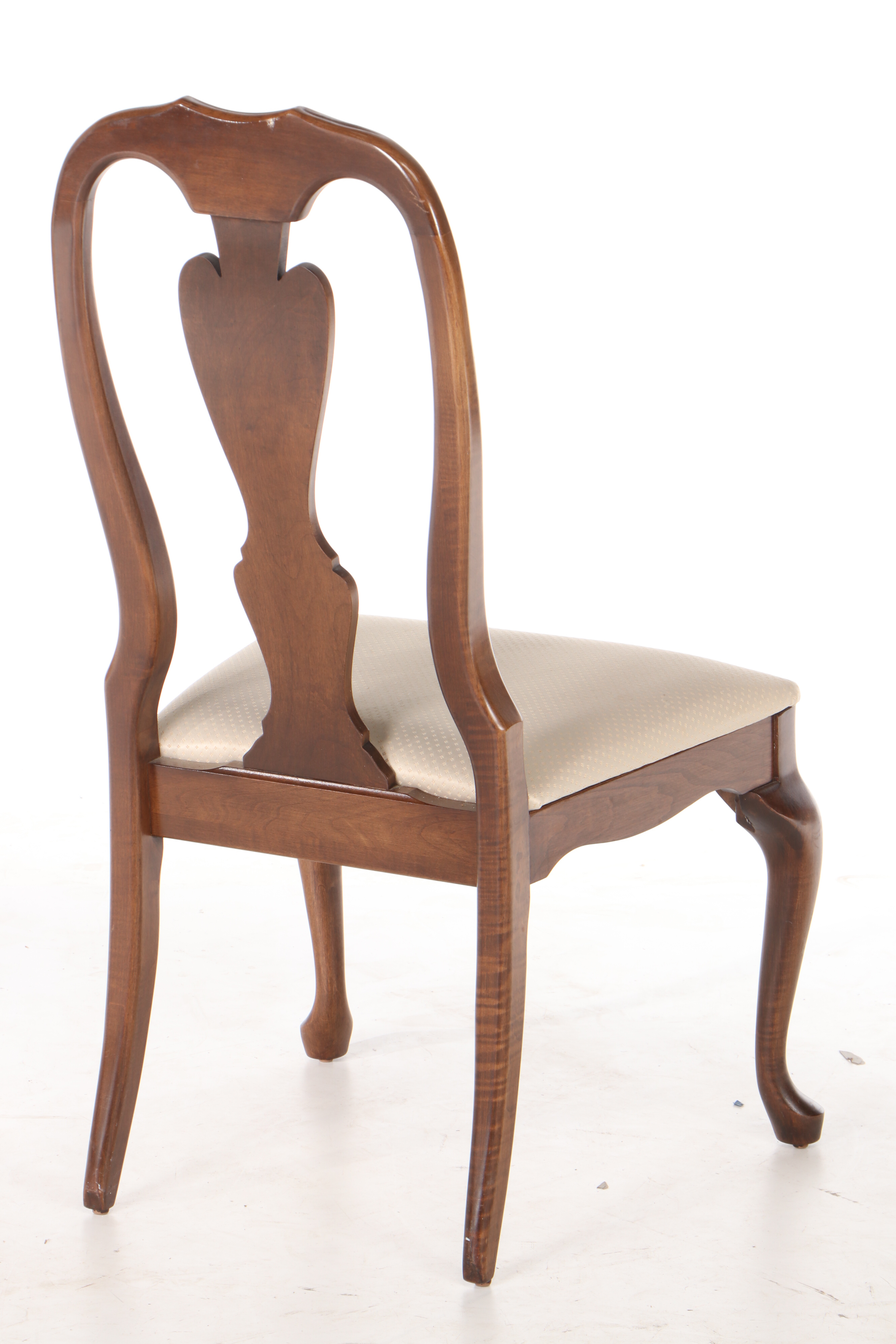 Crawford, Seven-Piece Queen Anne Style Cherry and Cherry-Stained Dining Set