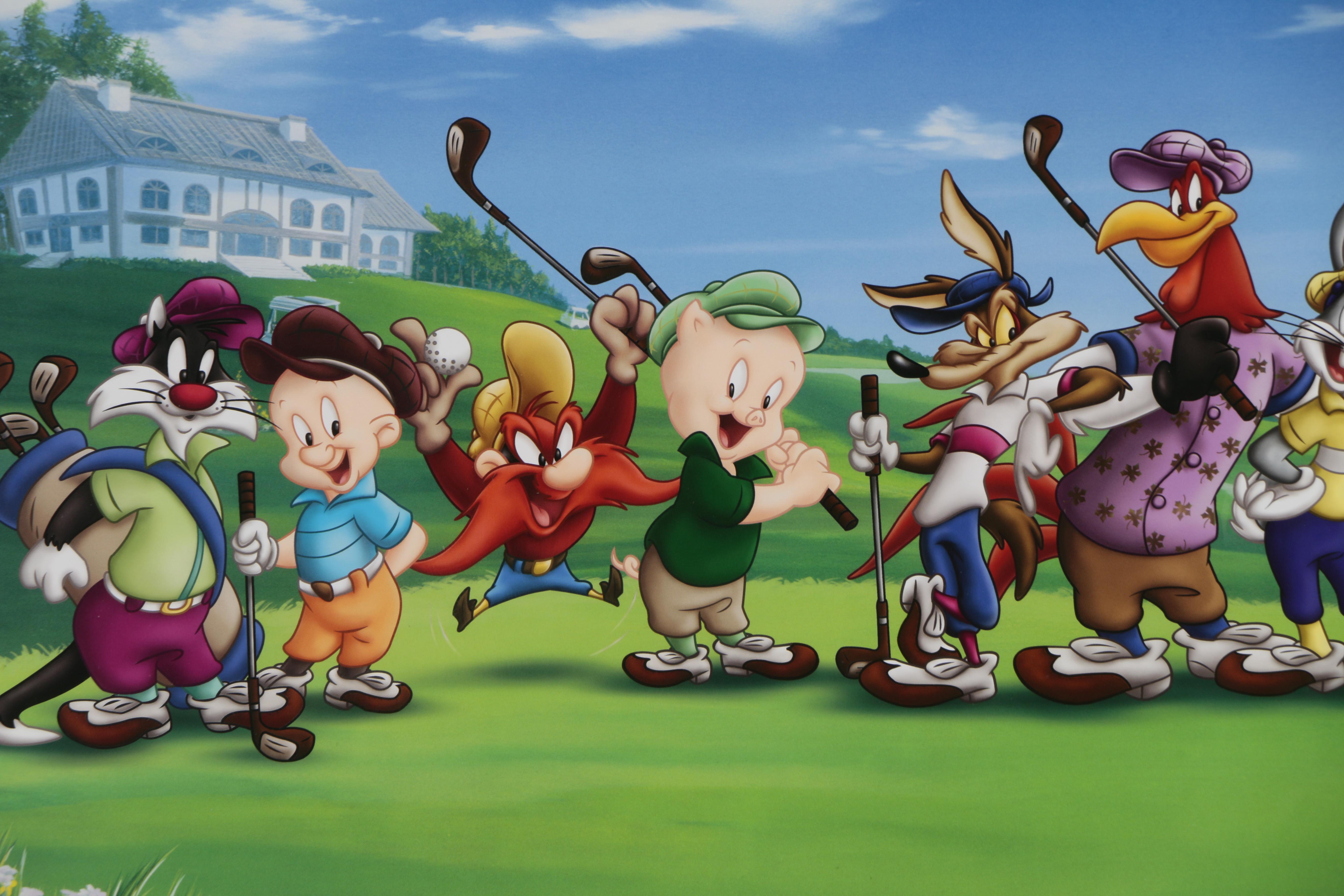 Looney Tunes Golf Limited Edition Offset Lithograph "A Day at the Links"