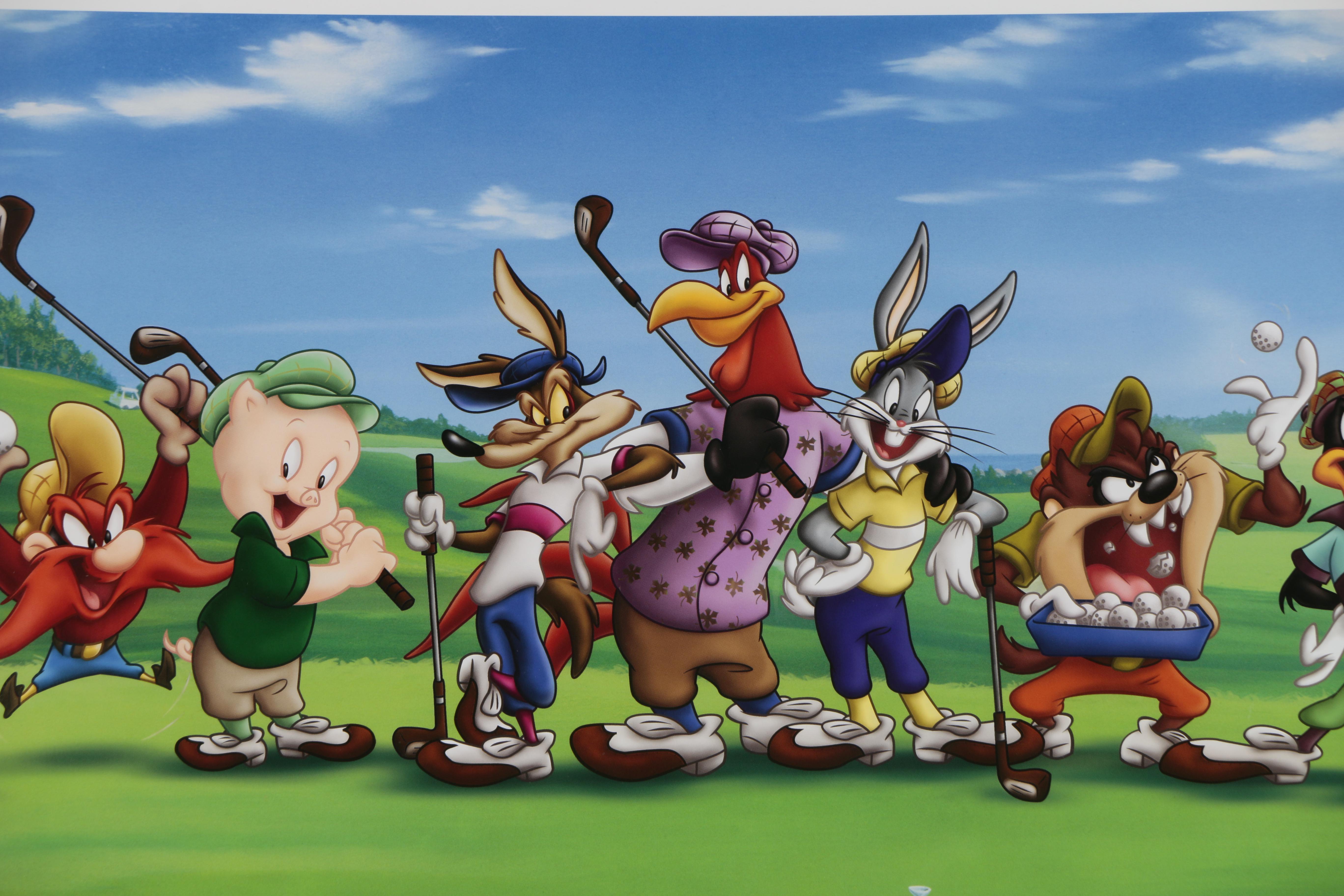 Looney Tunes Golf Limited Edition Offset Lithograph "A Day at the Links"