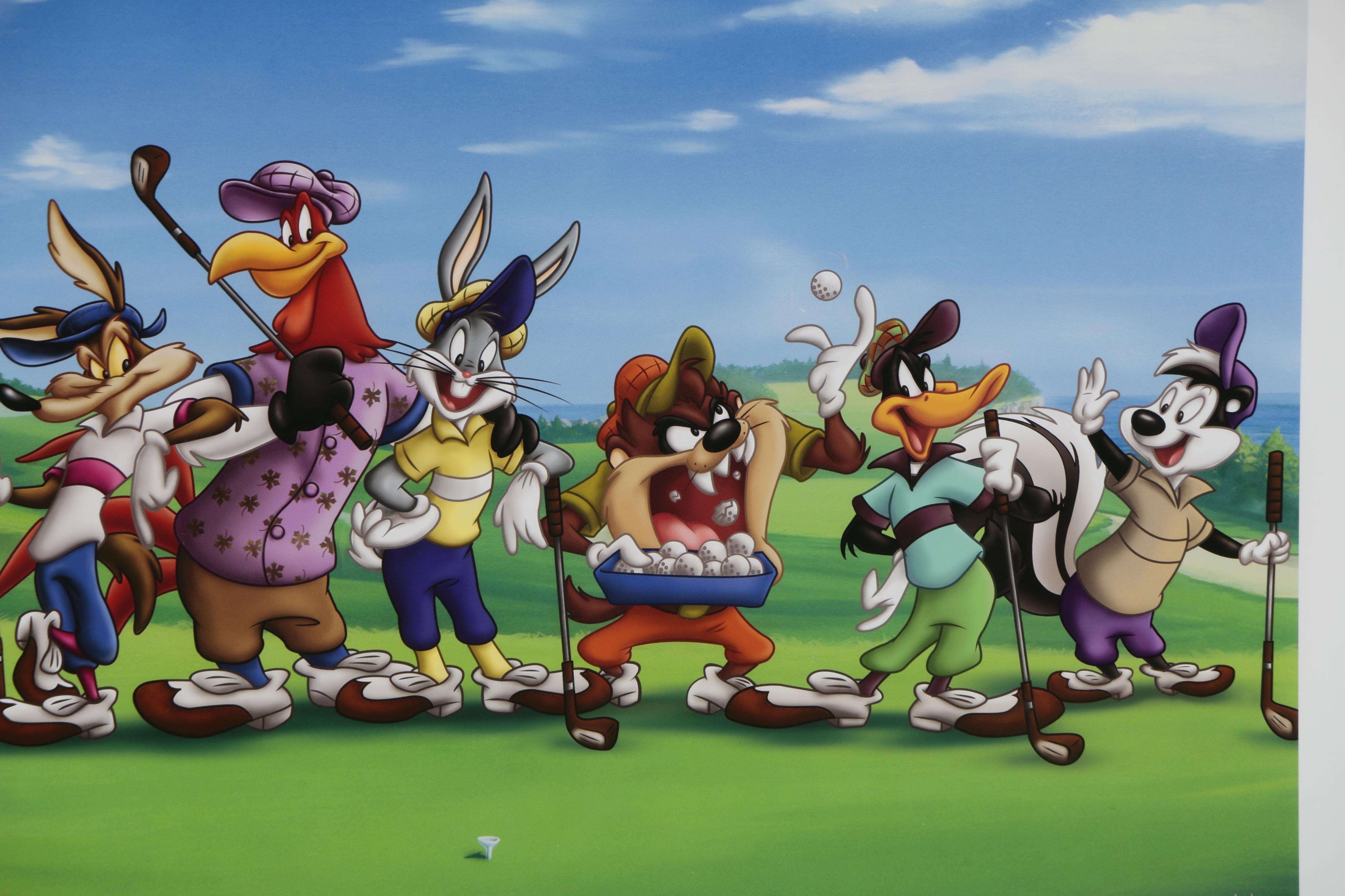 Looney Tunes Golf Limited Edition Offset Lithograph "A Day at the Links"