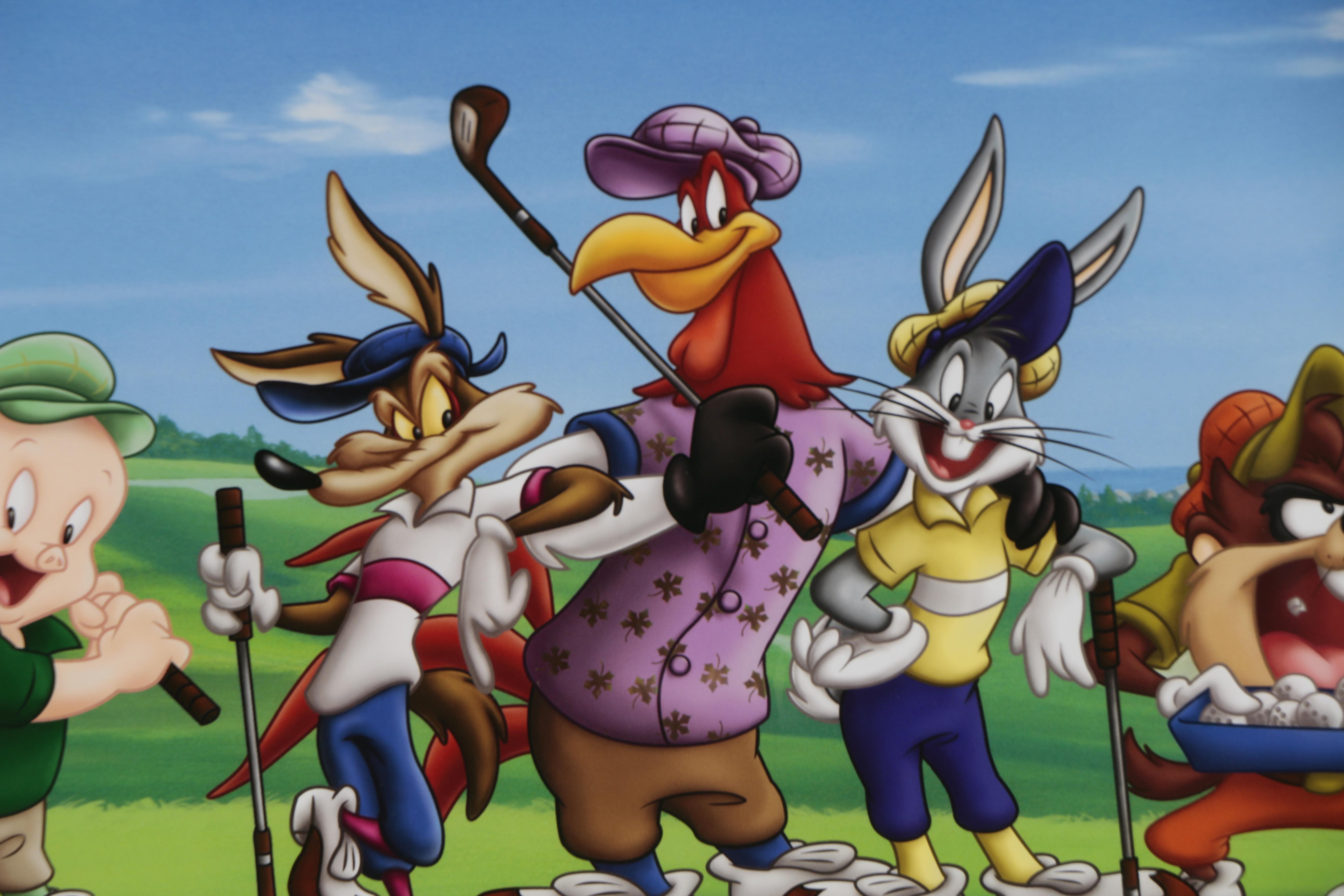Looney Tunes Golf Limited Edition Offset Lithograph "A Day at the Links"