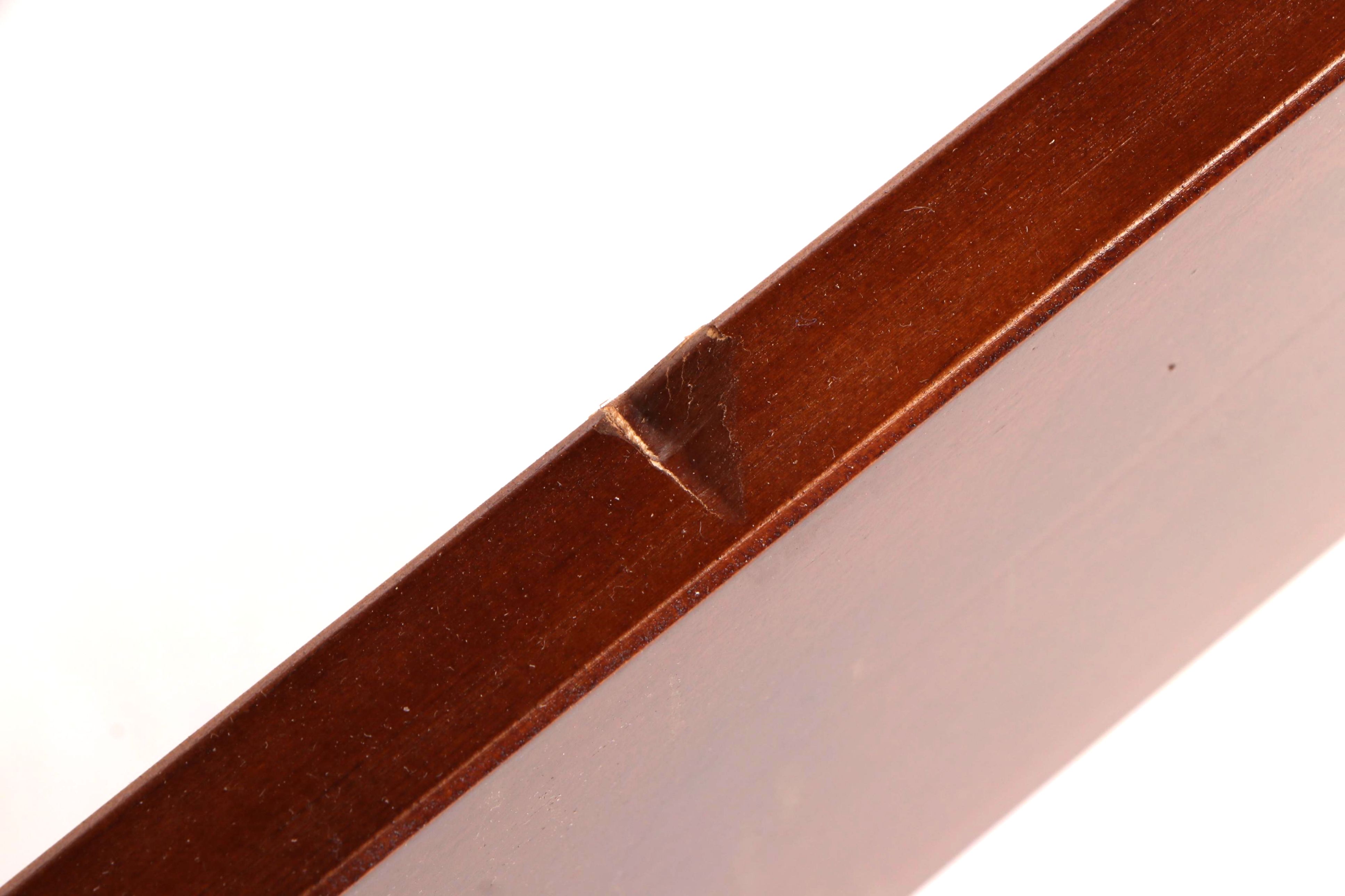 Sadaco Cherry Finish Twin and Full Size Bunk Bed Frame with Ladder, Contemporary