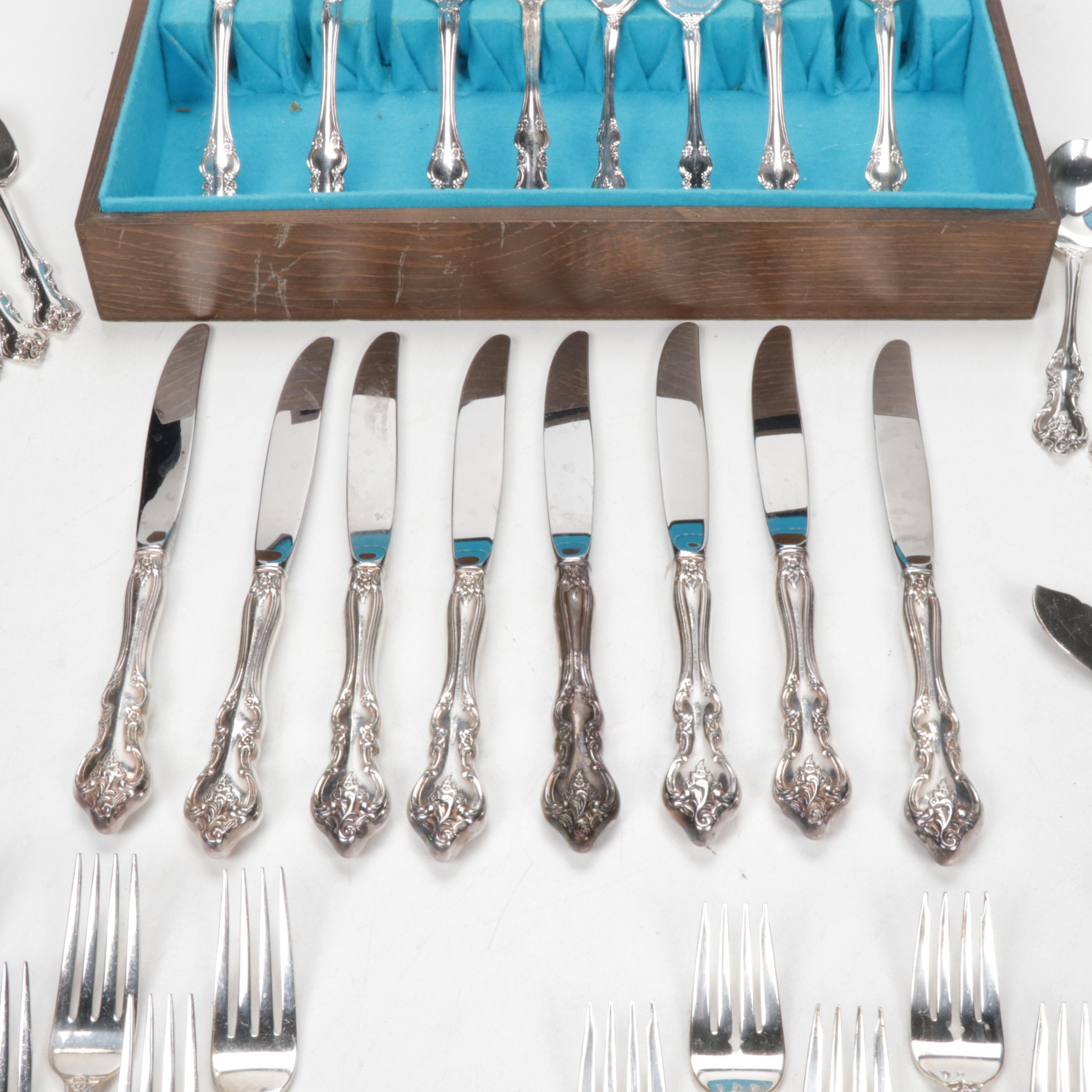 International Deepsilver "Orleans" Silver Plate Flatware, 1964