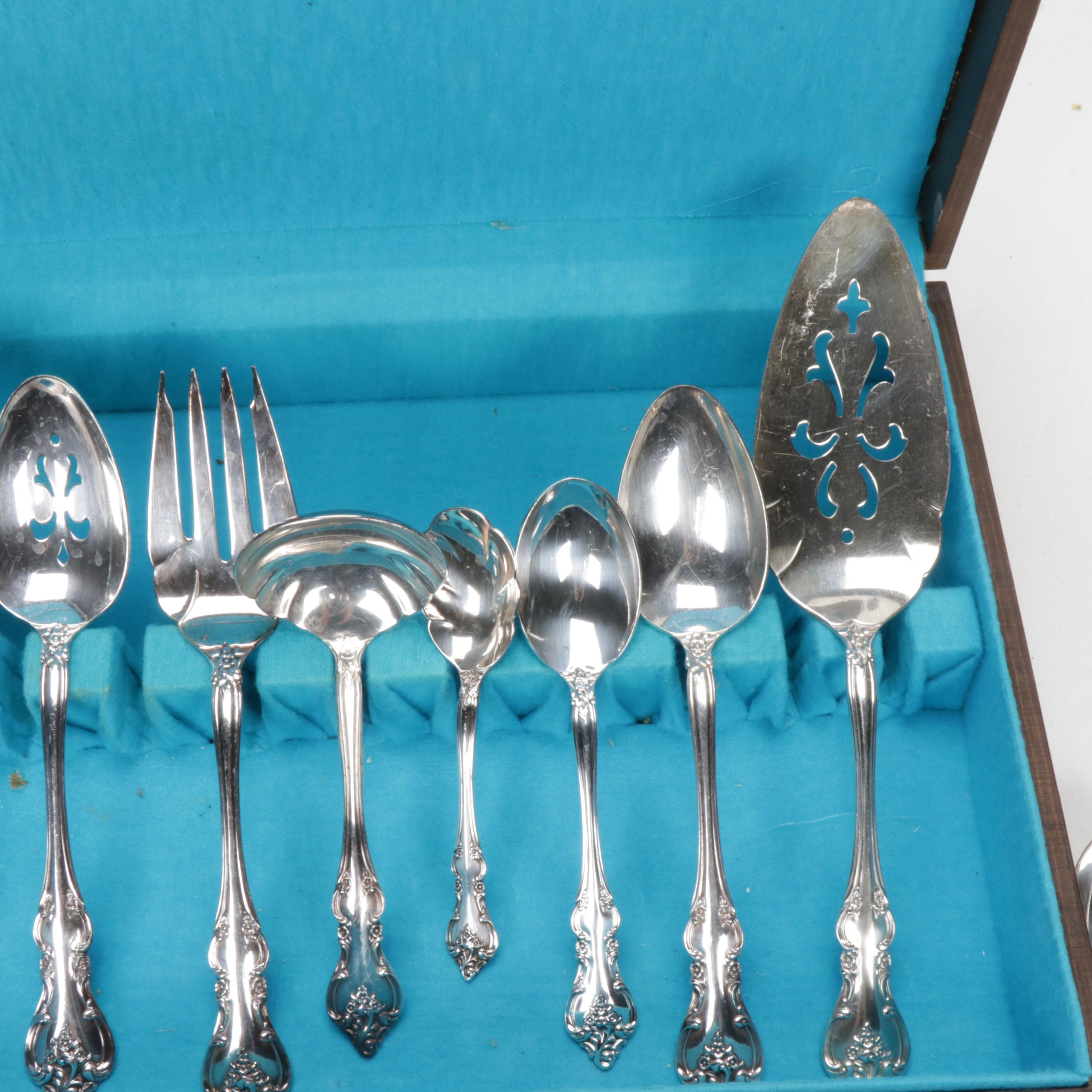 International Deepsilver "Orleans" Silver Plate Flatware, 1964