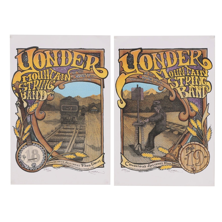 Robert Marx Posters for Yonder Mountain String Band, 2006
