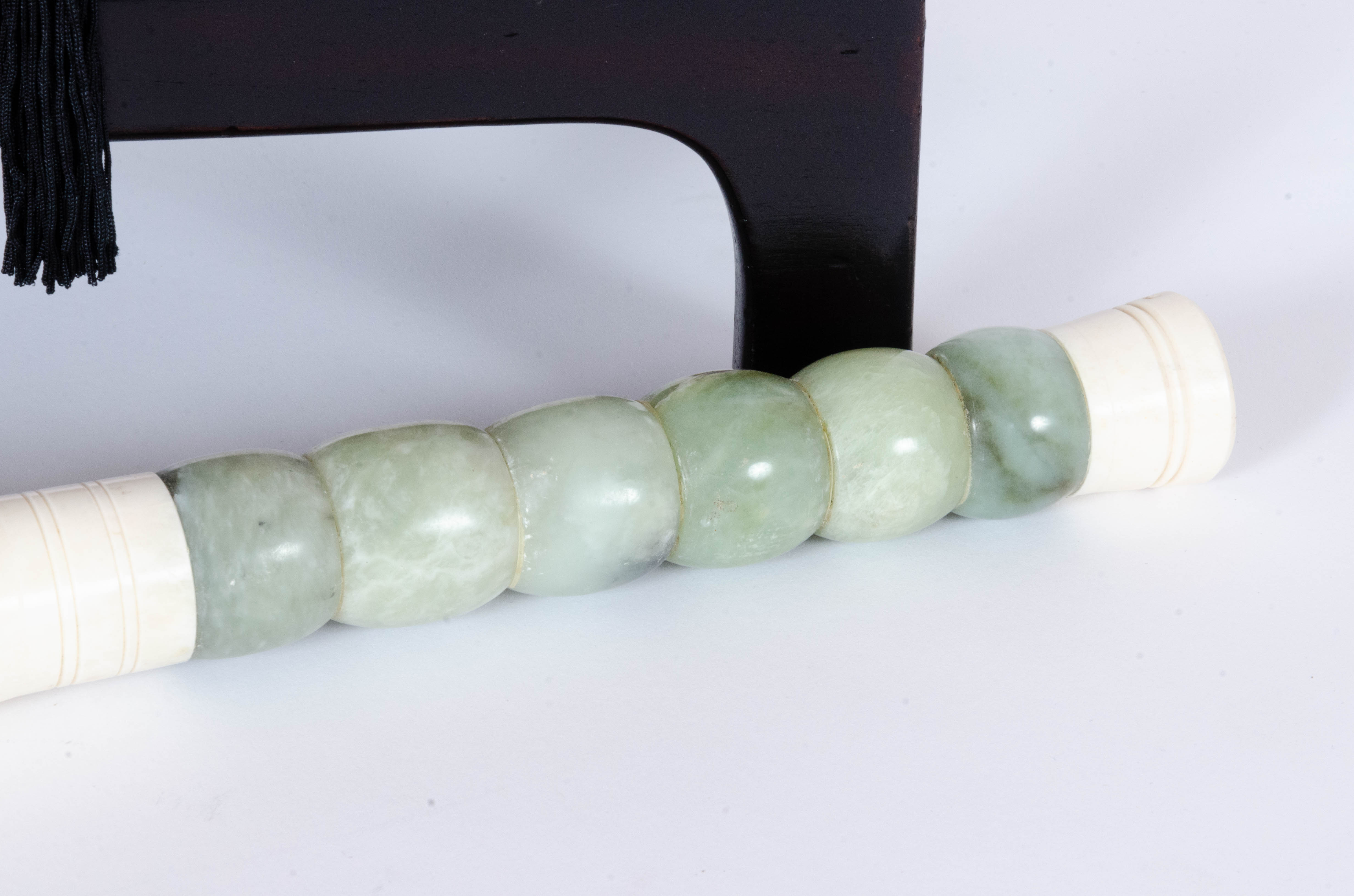 Pottery Barn "Emmett Collection" Jewelry Box with Chinese Calligraphy Brush