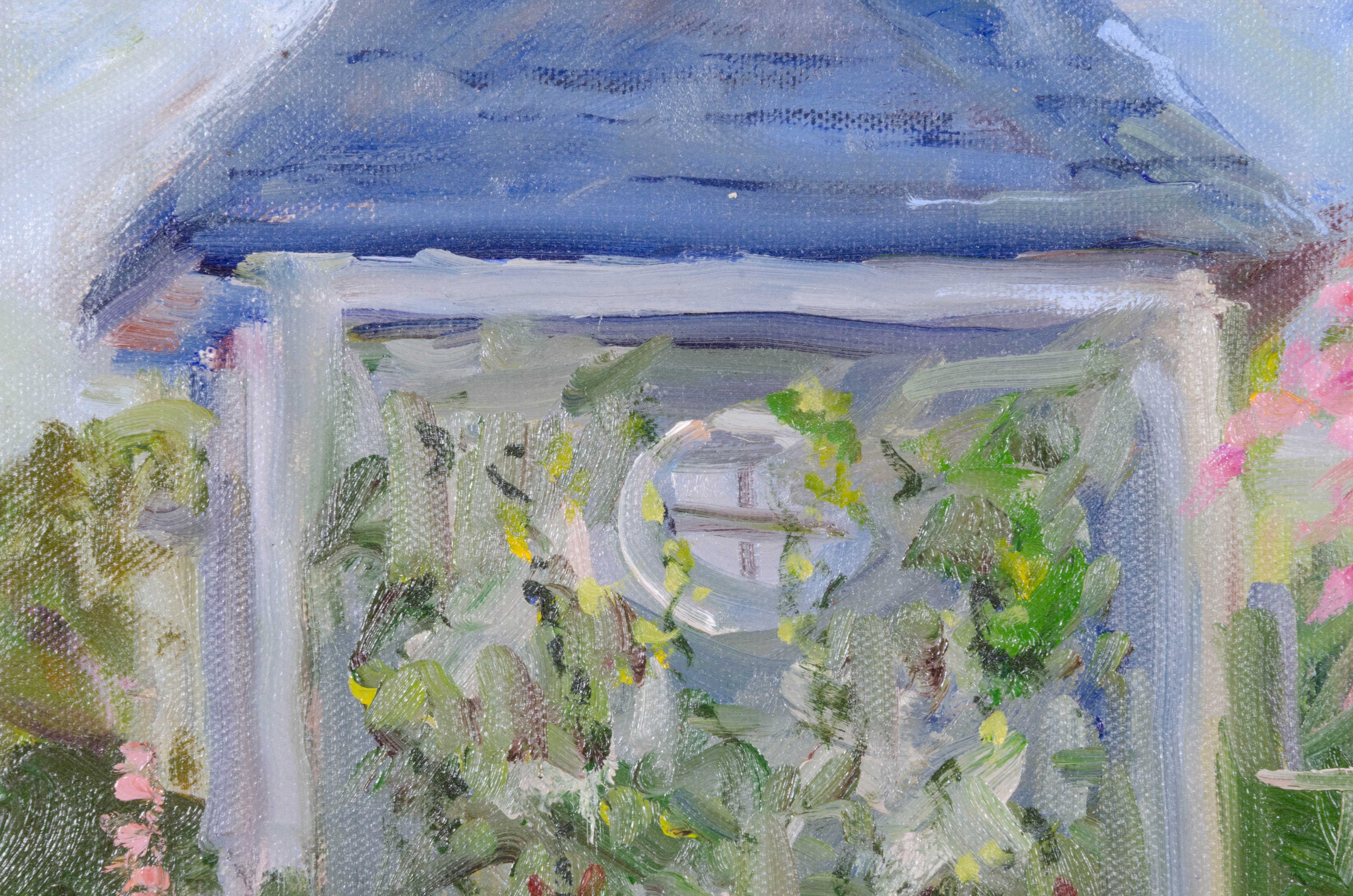 Martha E. Weber Oil Painting "Cincinnati Flower Show, Coney Island", 2004