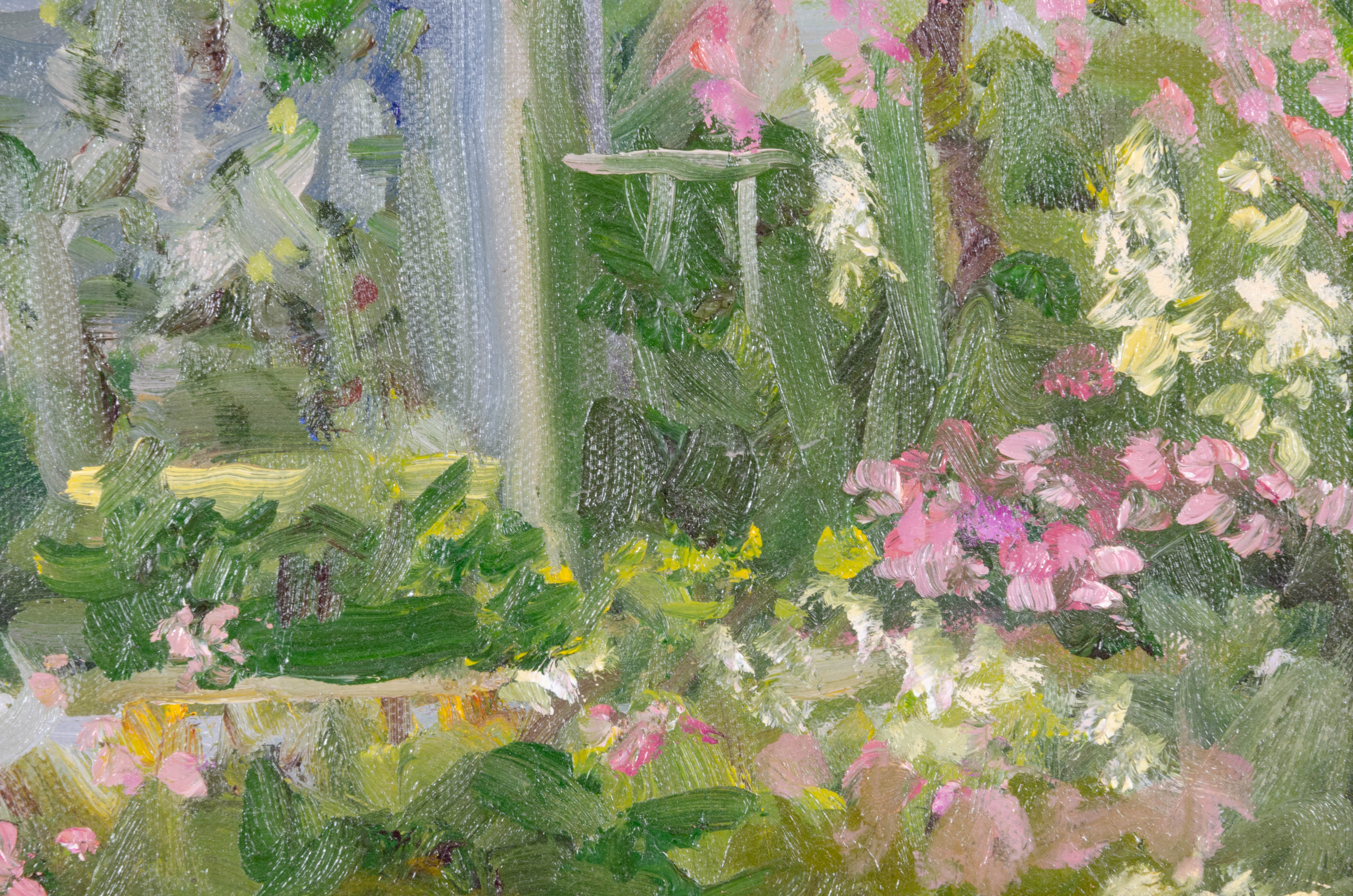 Martha E. Weber Oil Painting "Cincinnati Flower Show, Coney Island", 2004