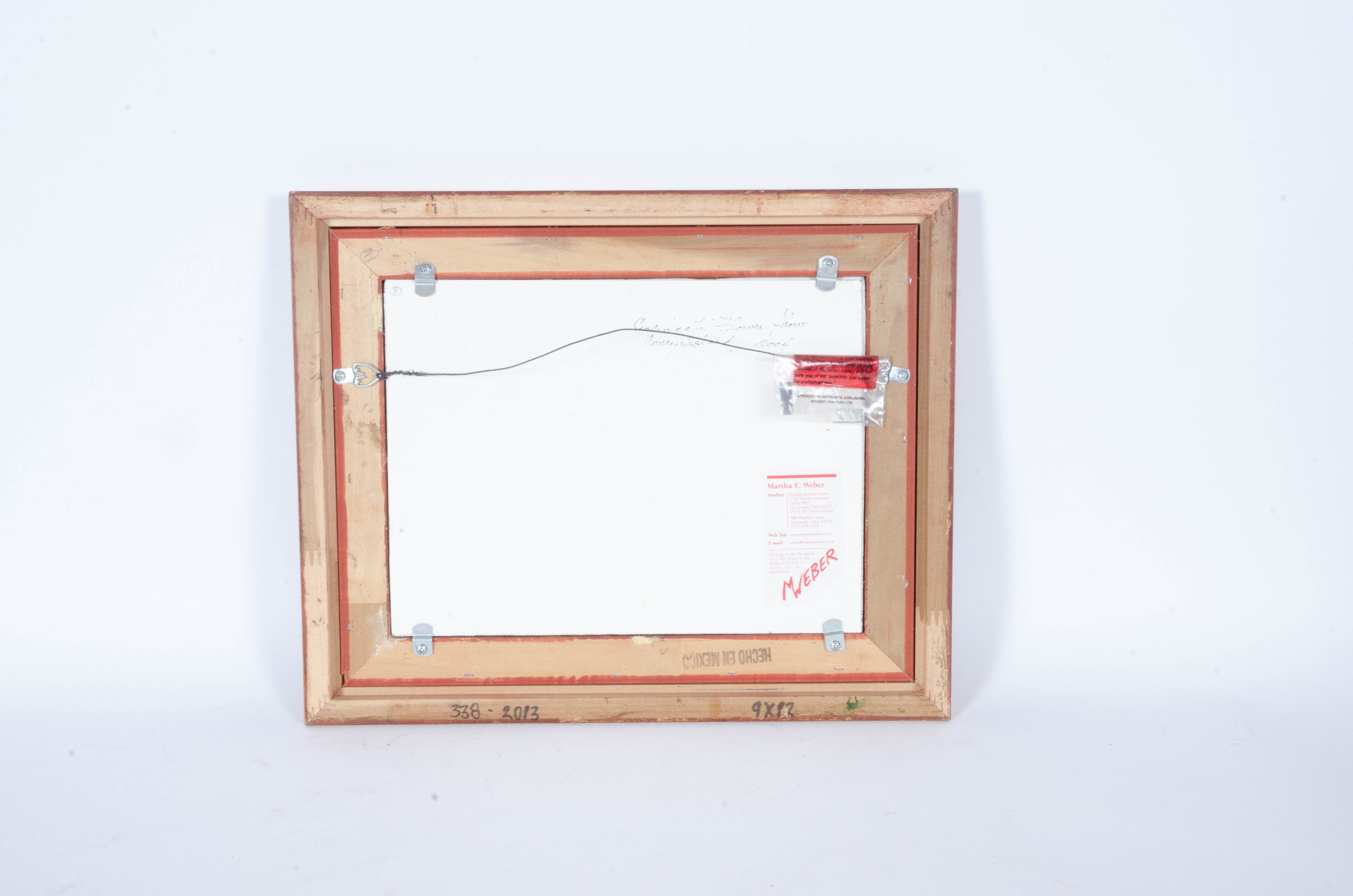 Martha E. Weber Oil Painting "Cincinnati Flower Show, Coney Island", 2004
