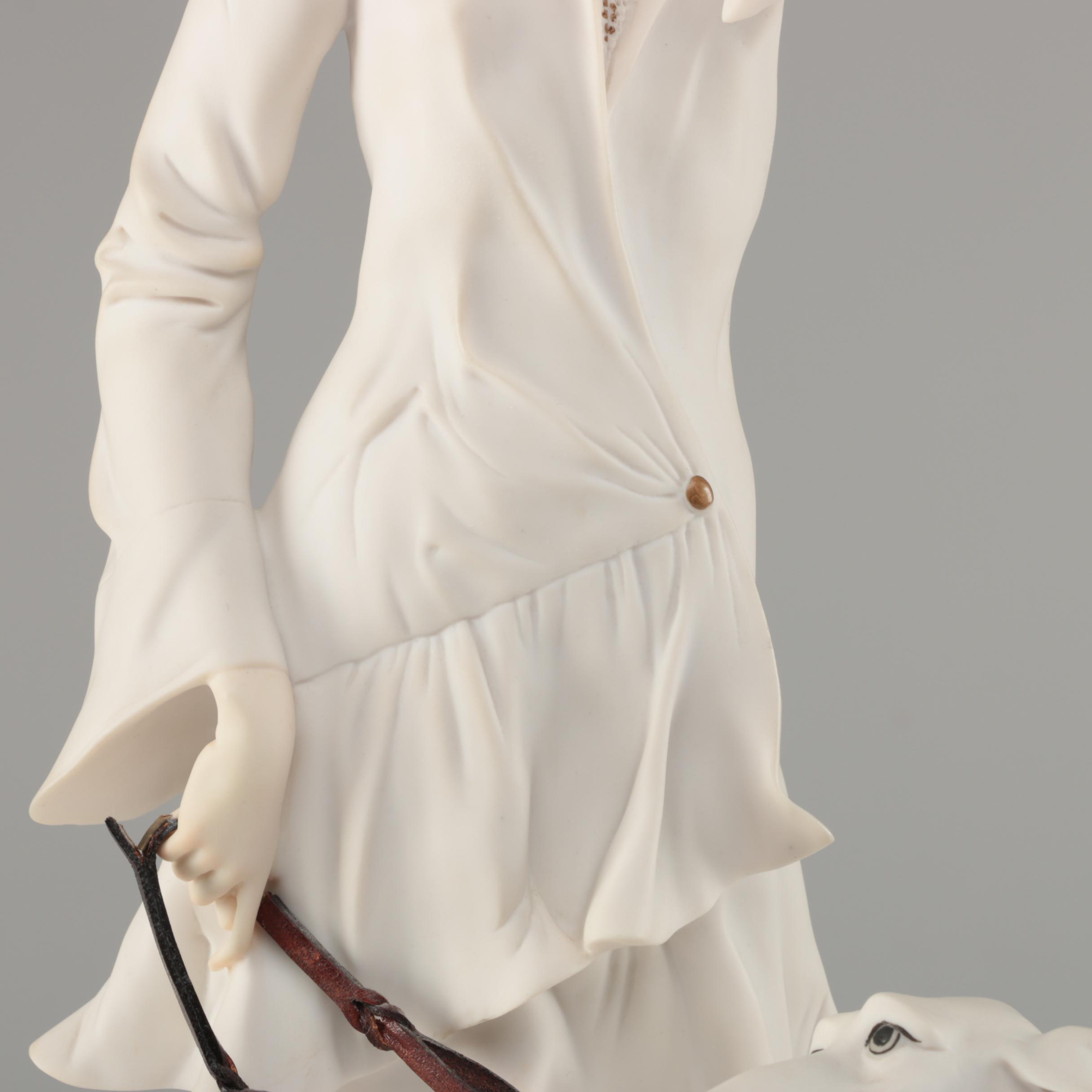 Giuseppe Armani Resin Figurine "Lady with Dog", 1992