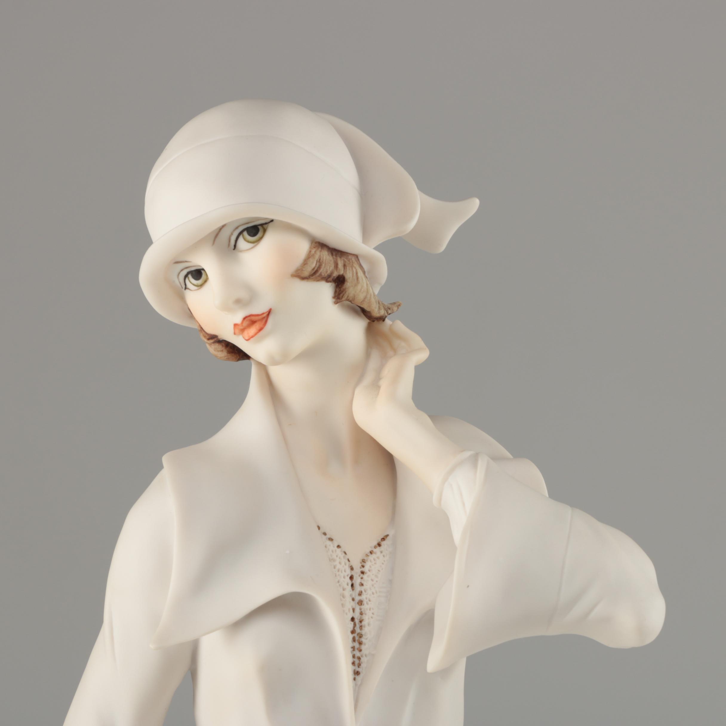 Giuseppe Armani Resin Figurine "Lady with Dog", 1992