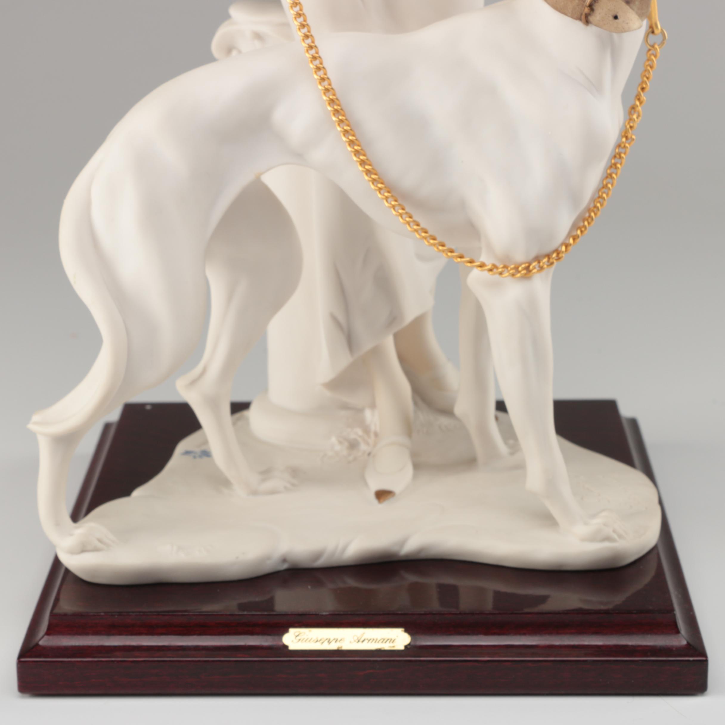 Giuseppe Armani Resin Figurine "Lady with Dog", 1992