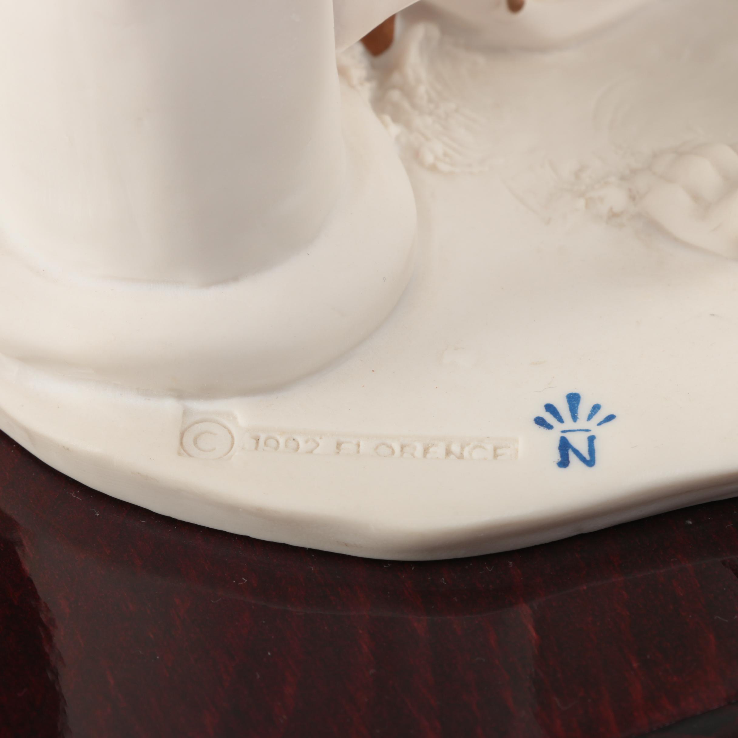 Giuseppe Armani Resin Figurine "Lady with Dog", 1992