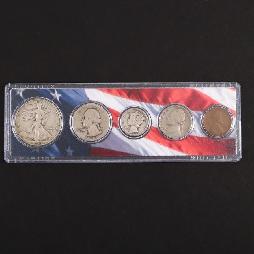 1938 U.S. Type Coin Set