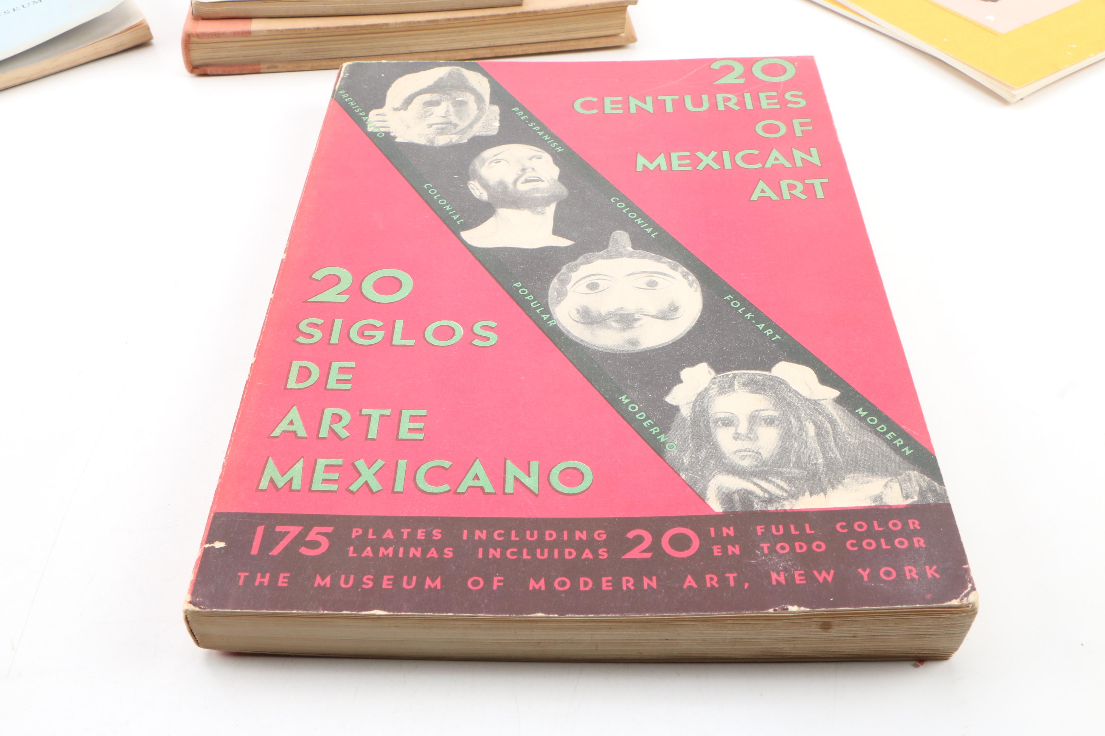 First Edition "Mexican Muralists" with Additional Spanish Influenced Art Books