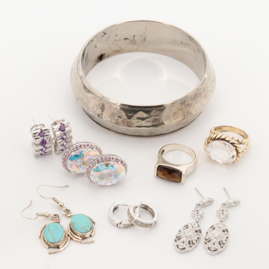 Rock Quartz Crystal Jewelry Assortment