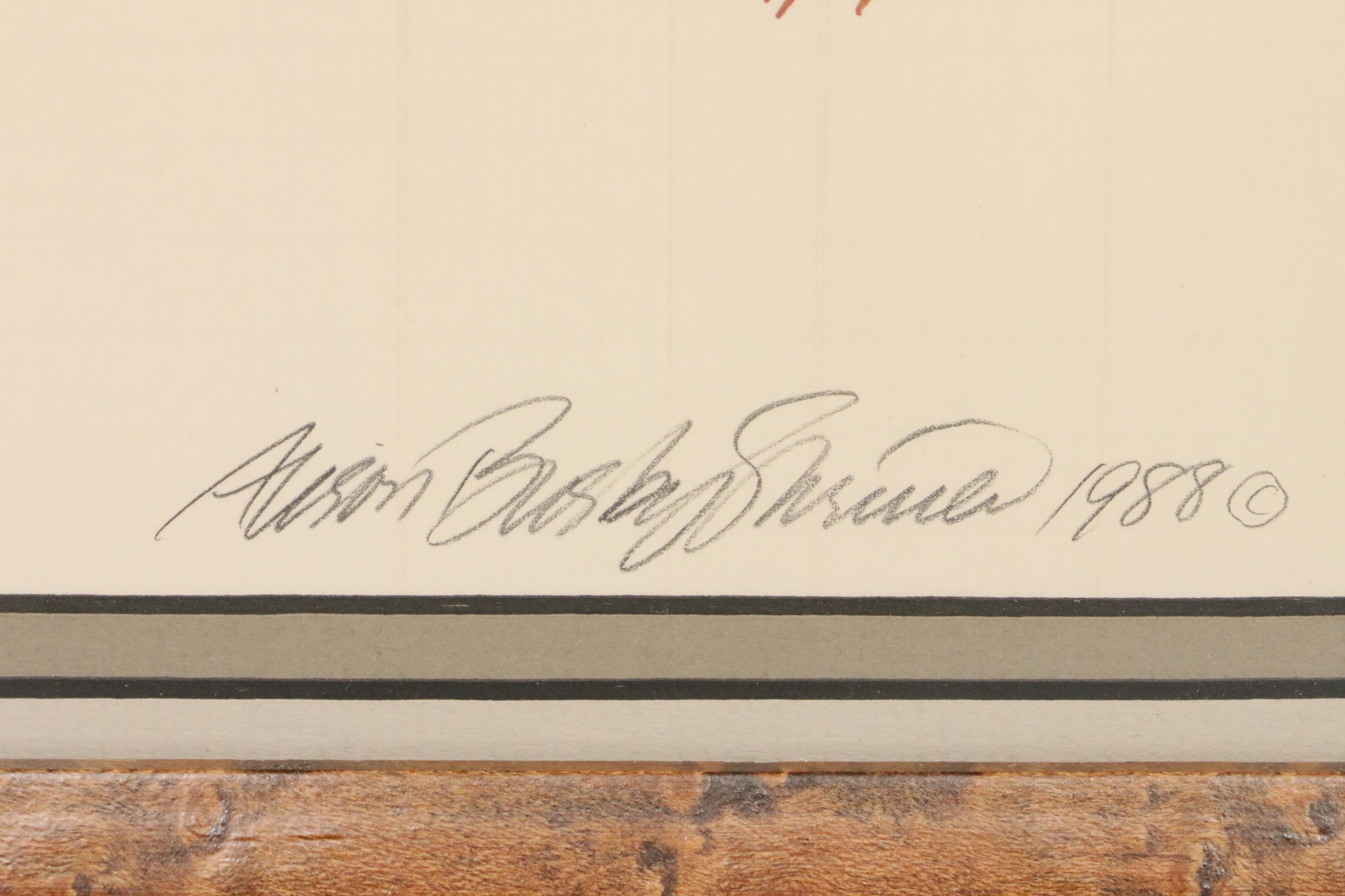 Alison Busby Shriver Farm Animal Mixed Media Silhouette Collages