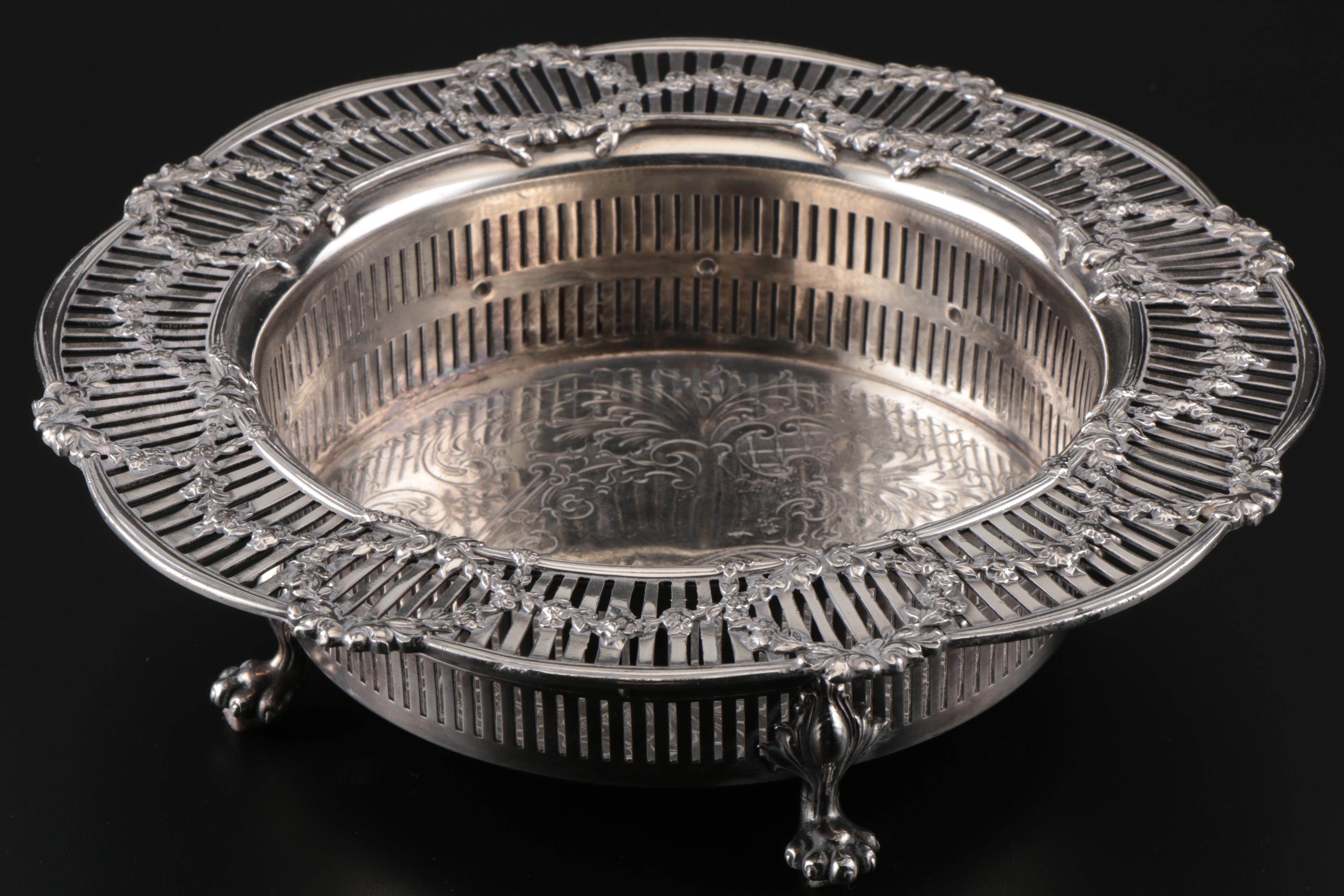 Meriden Silver Plate Co. Methuselah or Imperial Wine Bottle Coaster