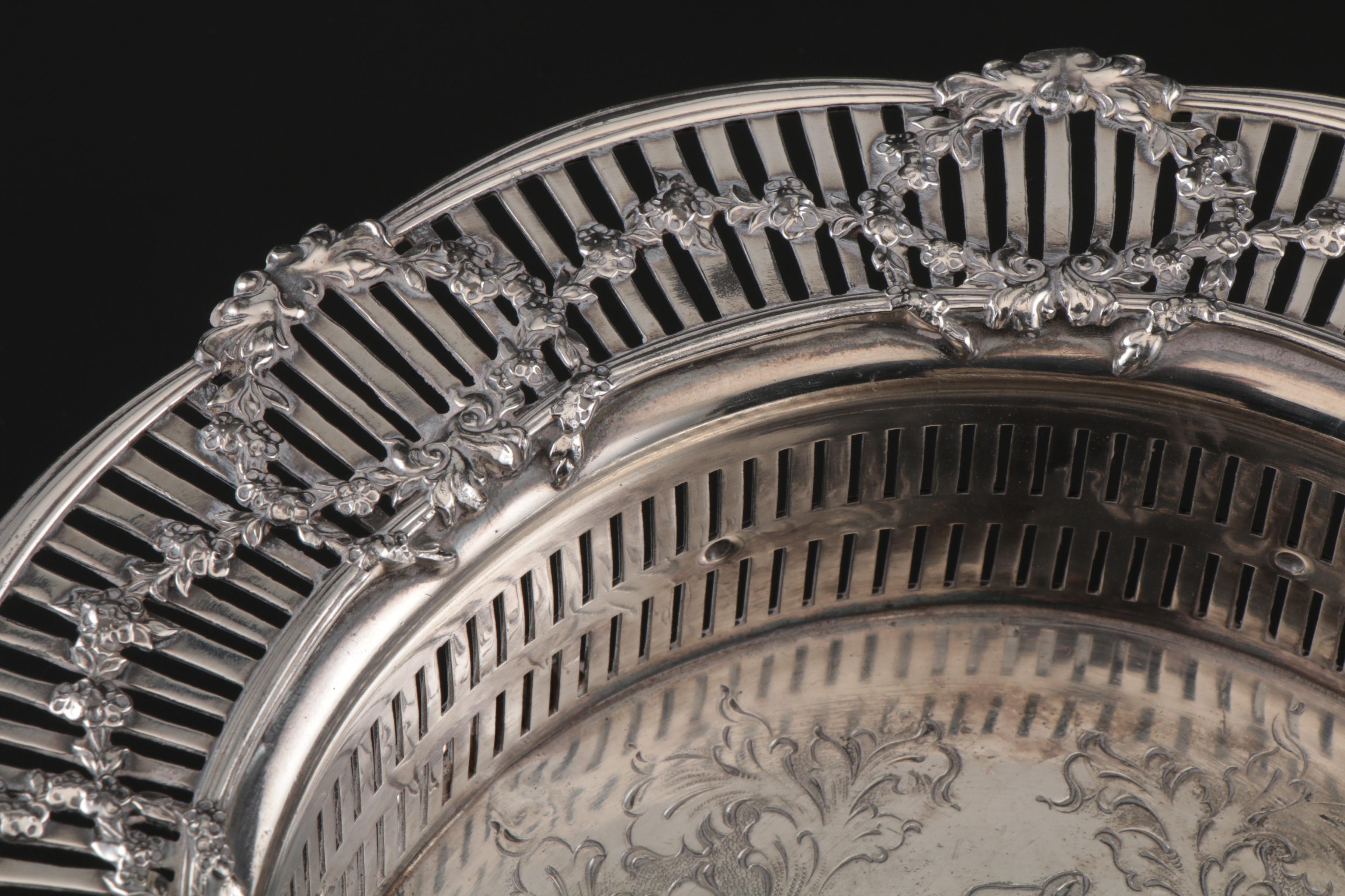 Meriden Silver Plate Co. Methuselah or Imperial Wine Bottle Coaster