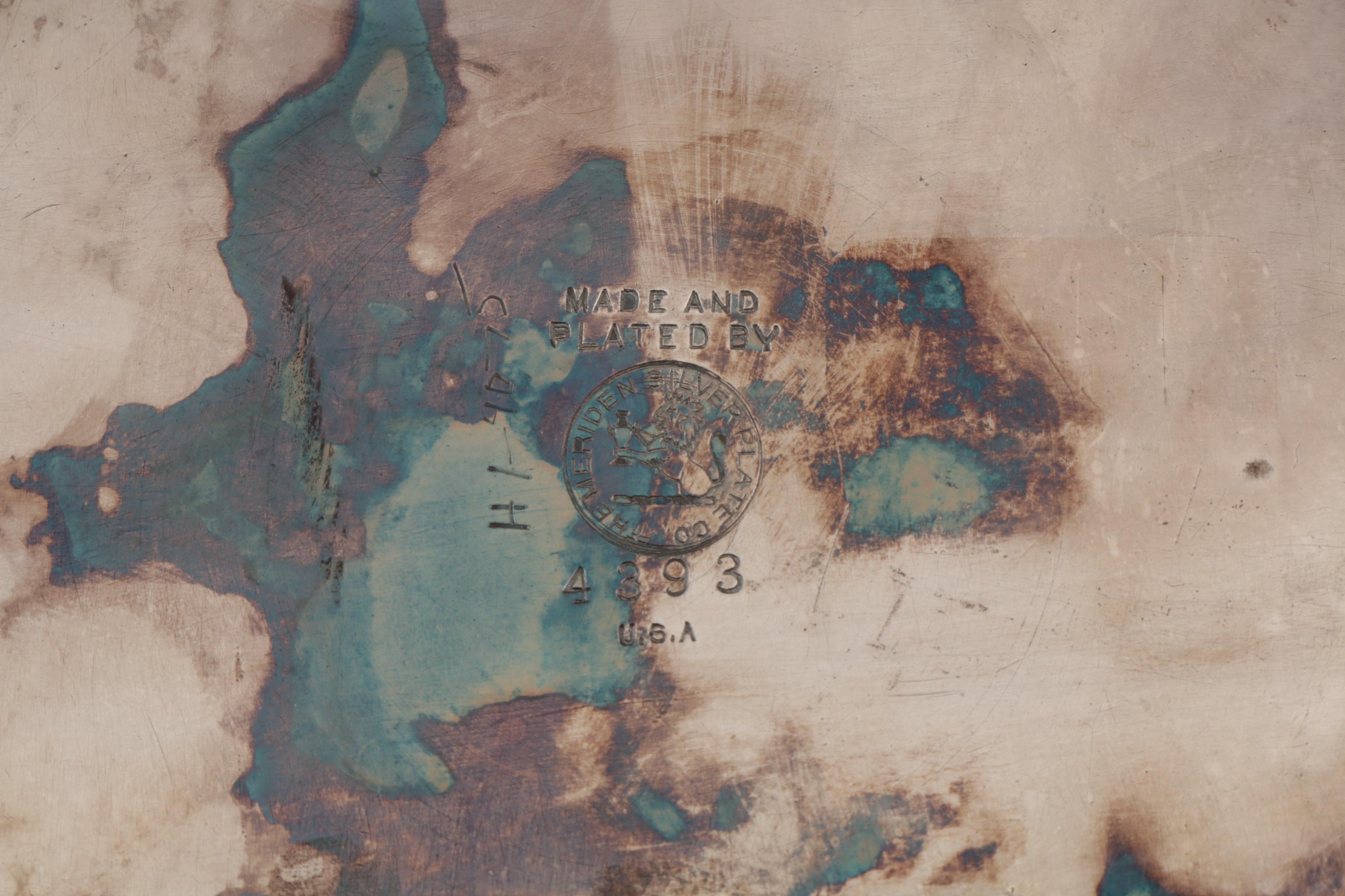 Meriden Silver Plate Co. Methuselah or Imperial Wine Bottle Coaster