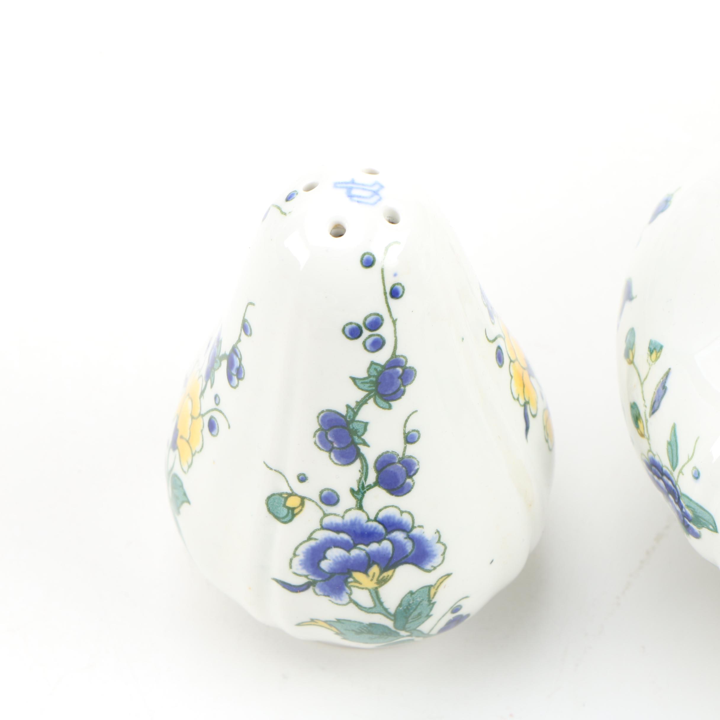 Villeroy & Boch "Phoenix Blau" Porcelain Dinnerware, Late 20th Century