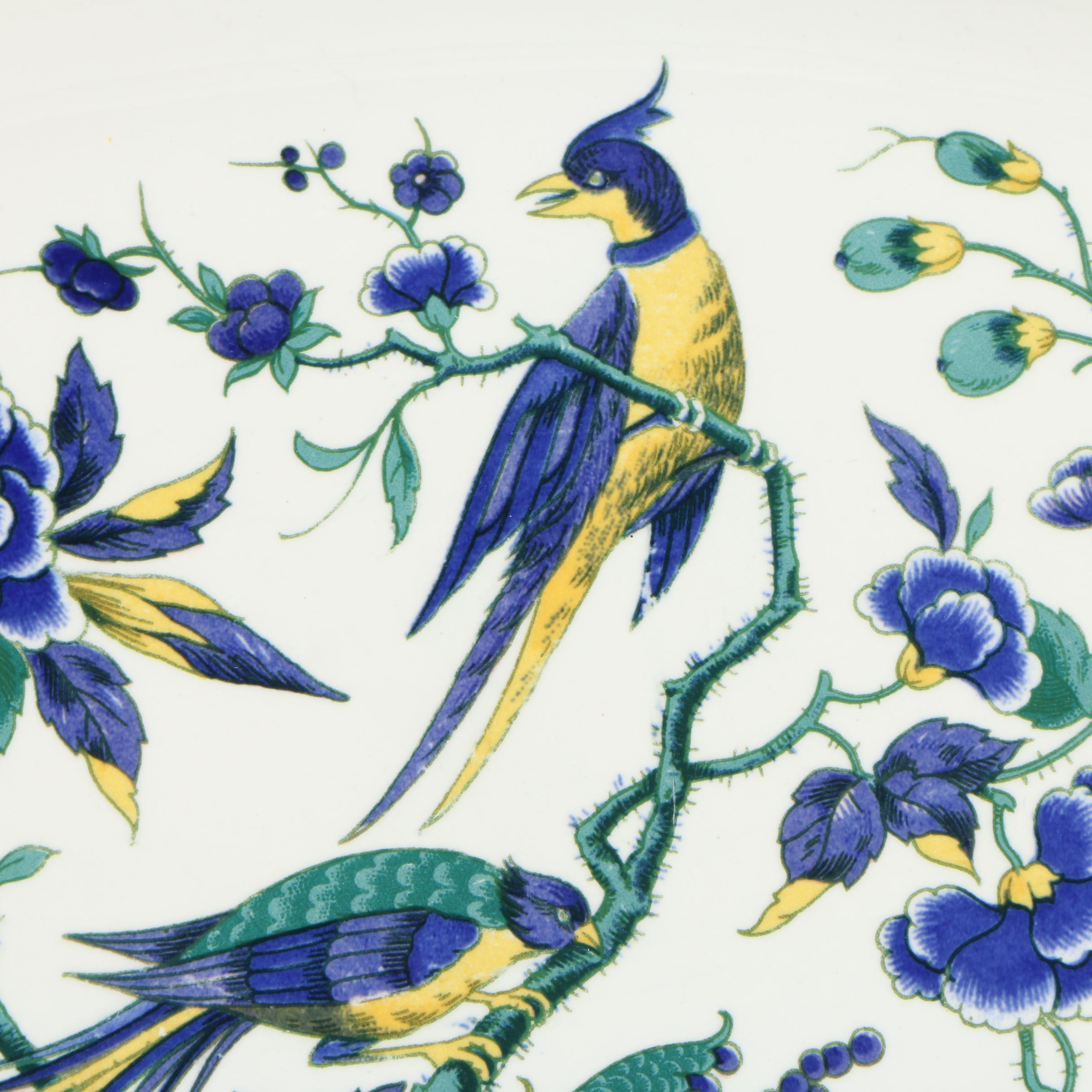 Villeroy & Boch "Phoenix Blau" Porcelain Dinnerware, Late 20th Century