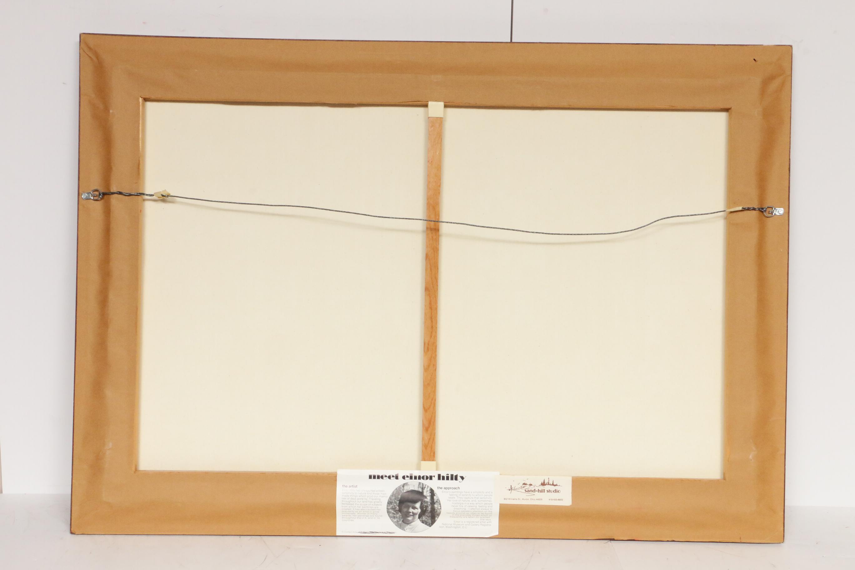 Elnor Hilty Oil Painting of House Facade, 1991