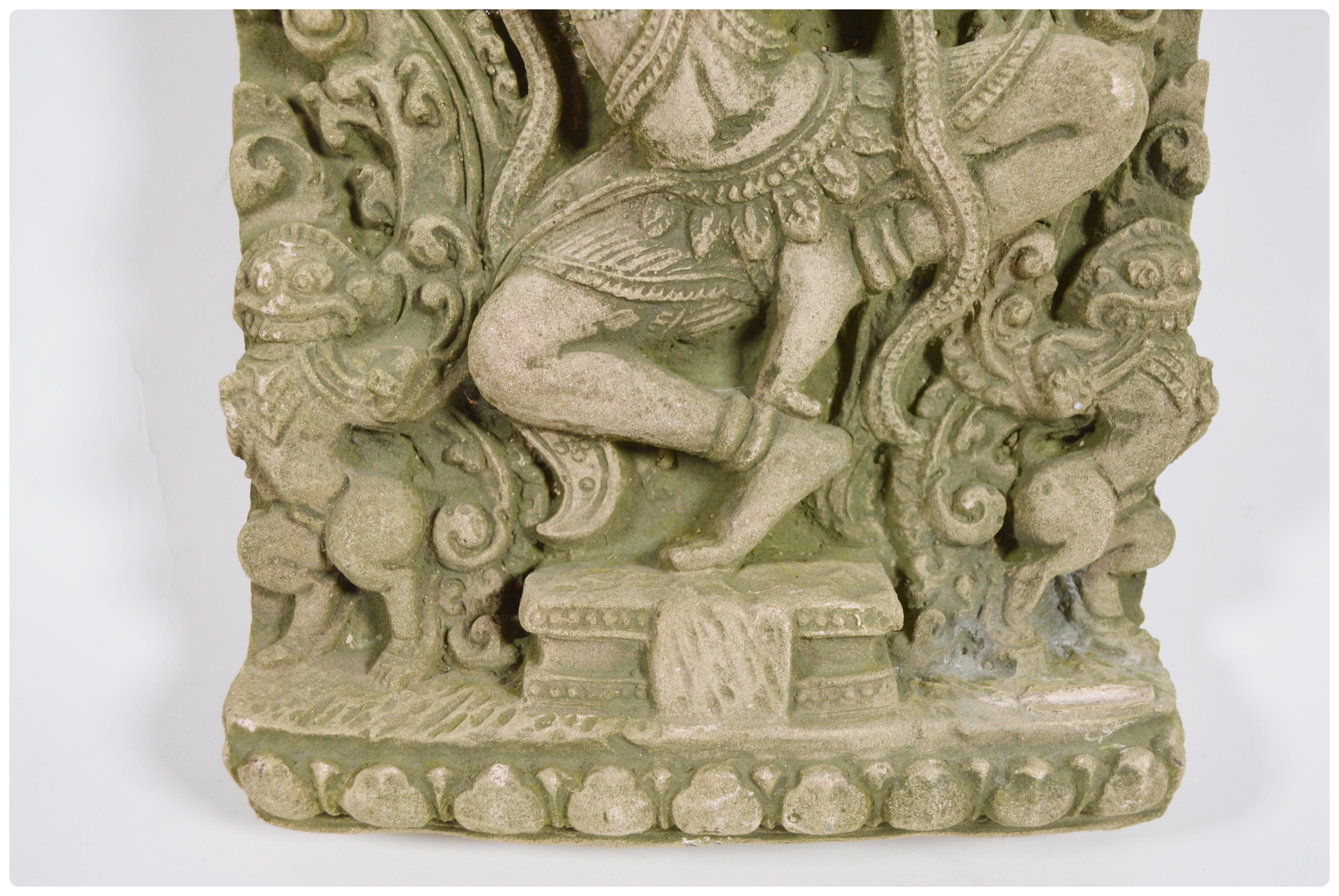 Indian Dancing Woman High Relief Stone Carving