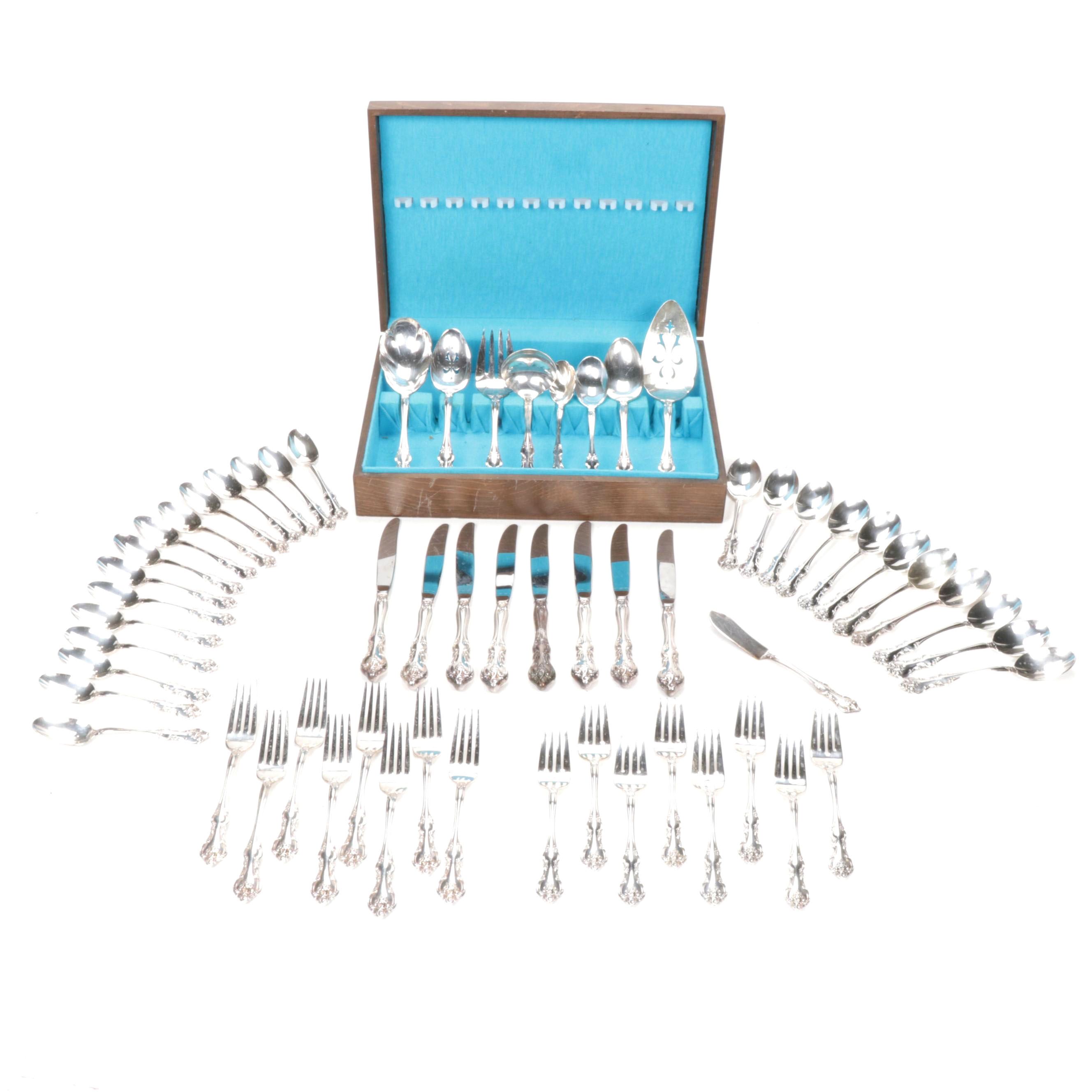 International Deepsilver "Orleans" Silver Plate Flatware, 1964