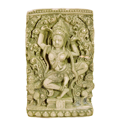 Indian Dancing Woman High Relief Stone Carving