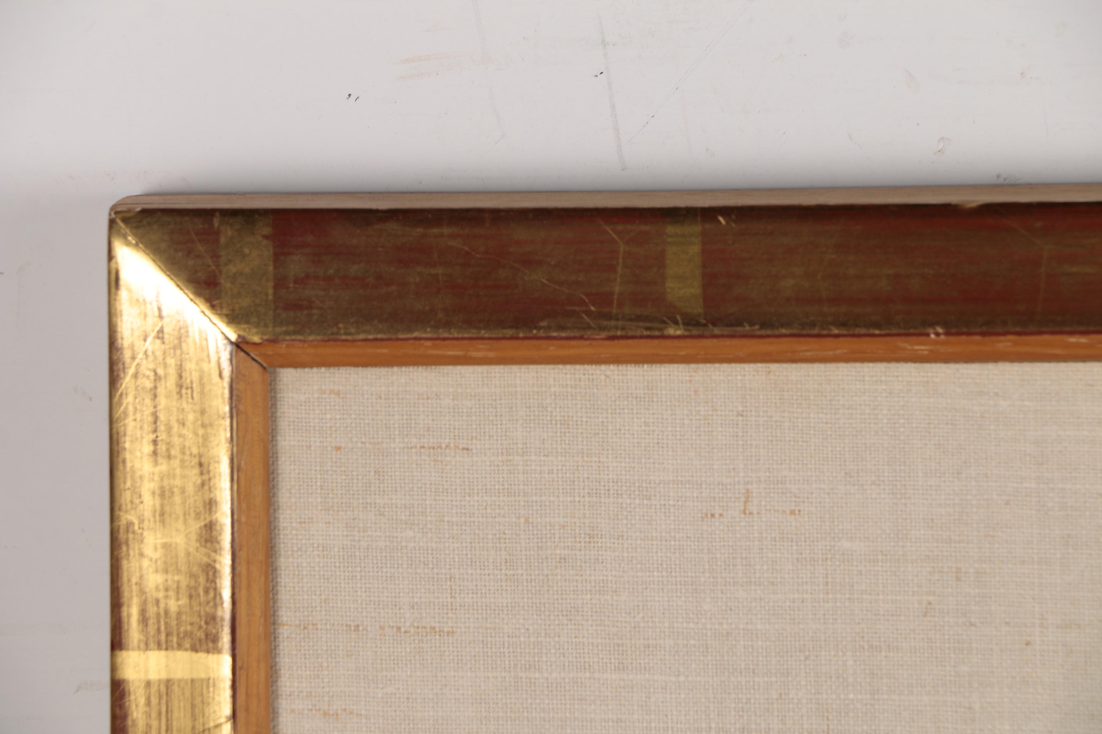 Stella Mertens Cityscape Gouache Painting, 1957