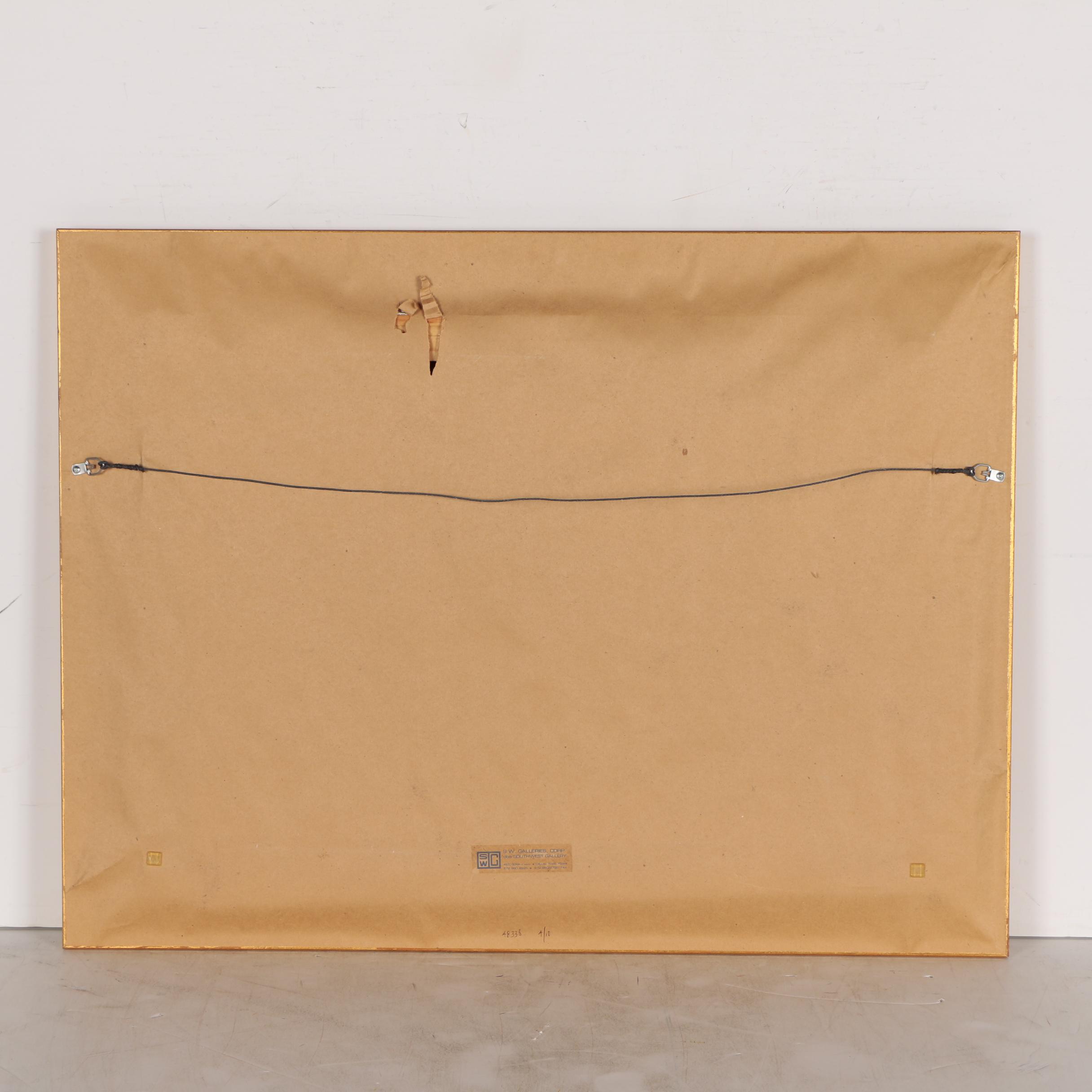 Mario Sanzone Coastal Landscape Oil Painting