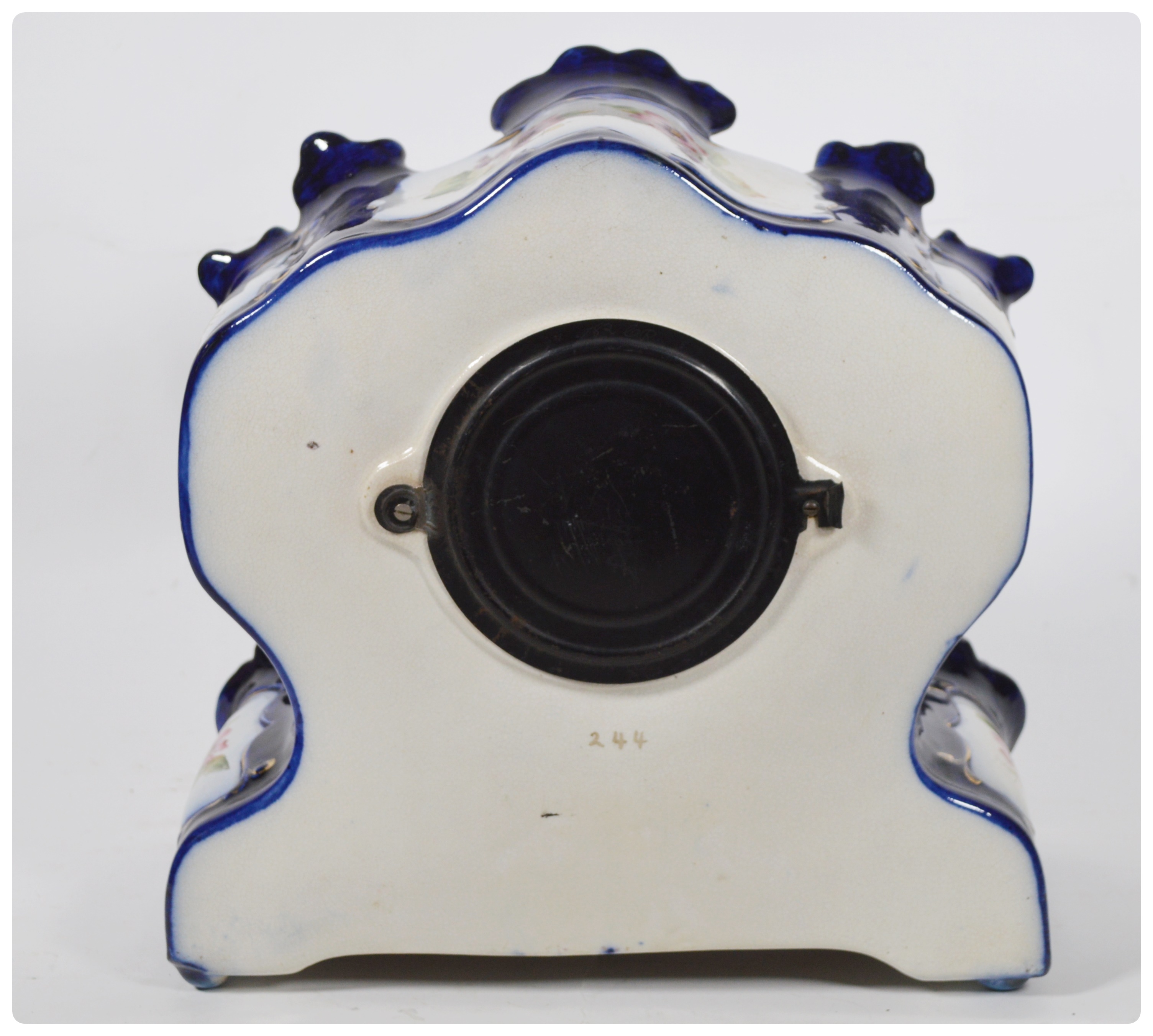 William L. Gilbert Porcelain Mantel Clock, circa 1907