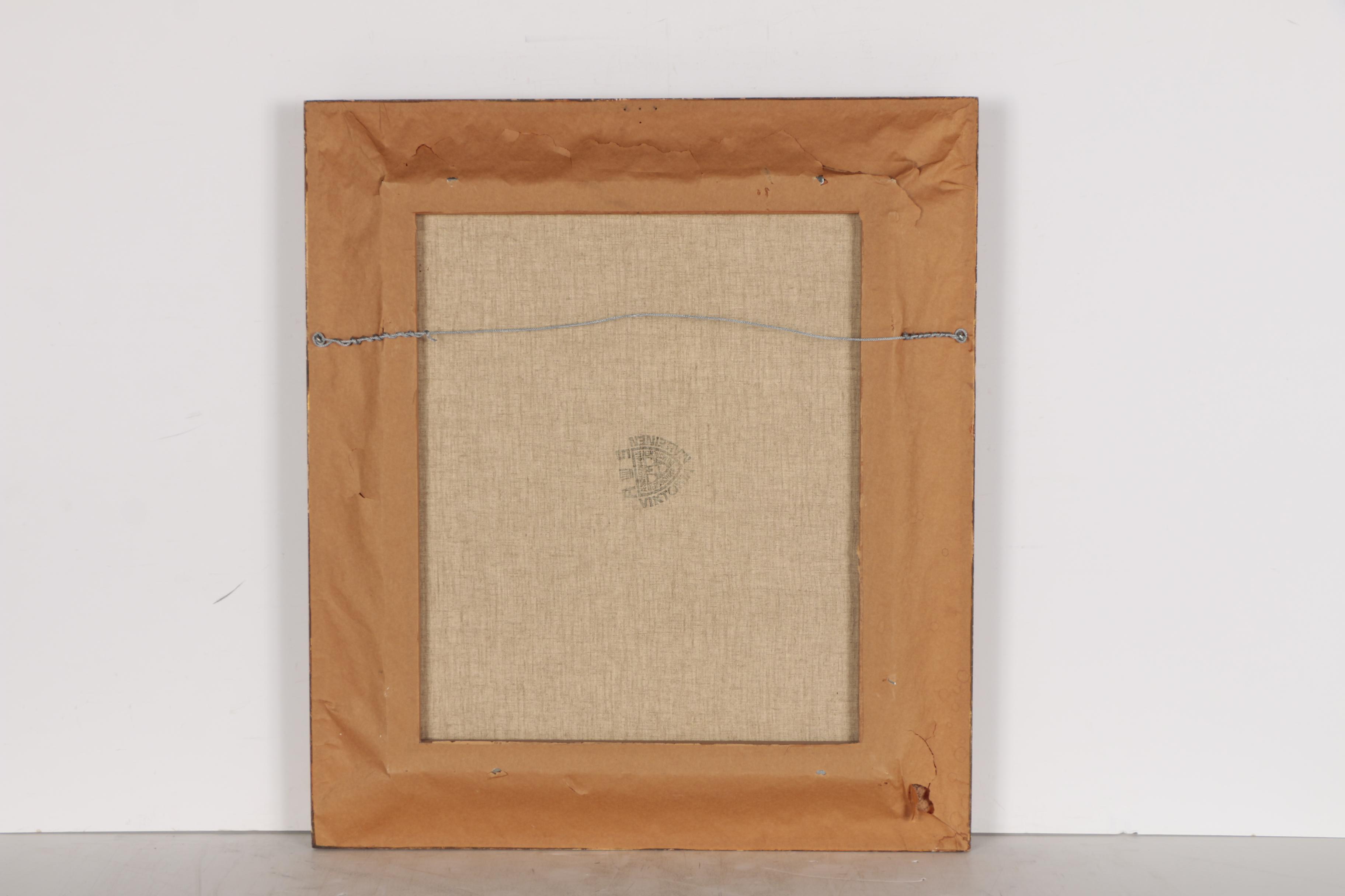 Alex Follak Oil Painting, Mid 20th Century