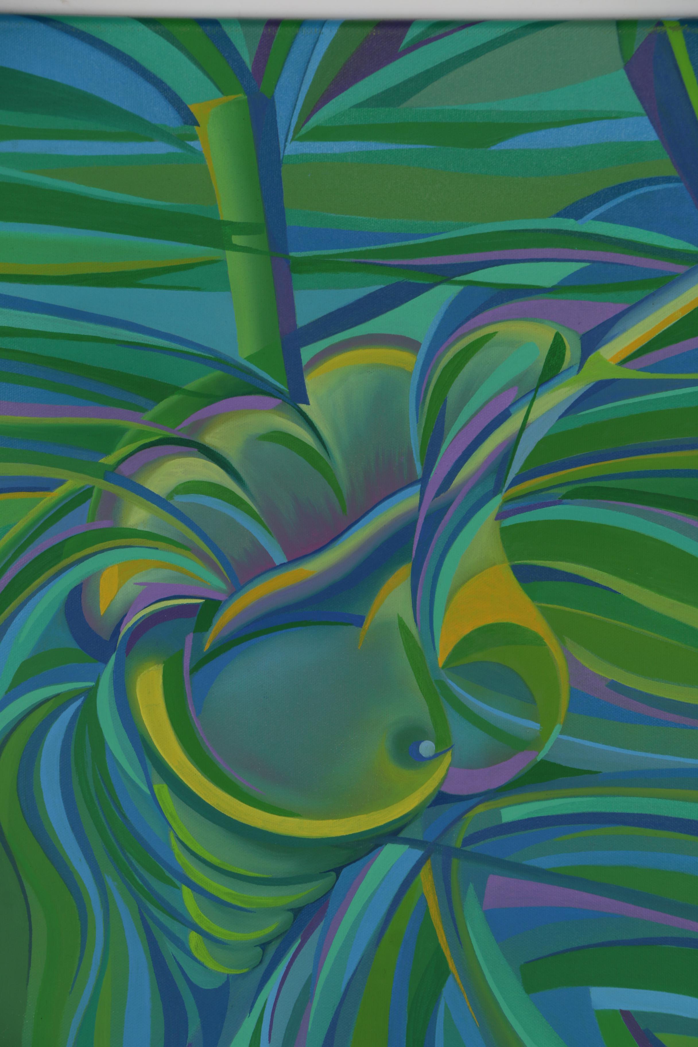 Gerardo Hernández Arias Oil Painting "Ternura de Anfitrite"