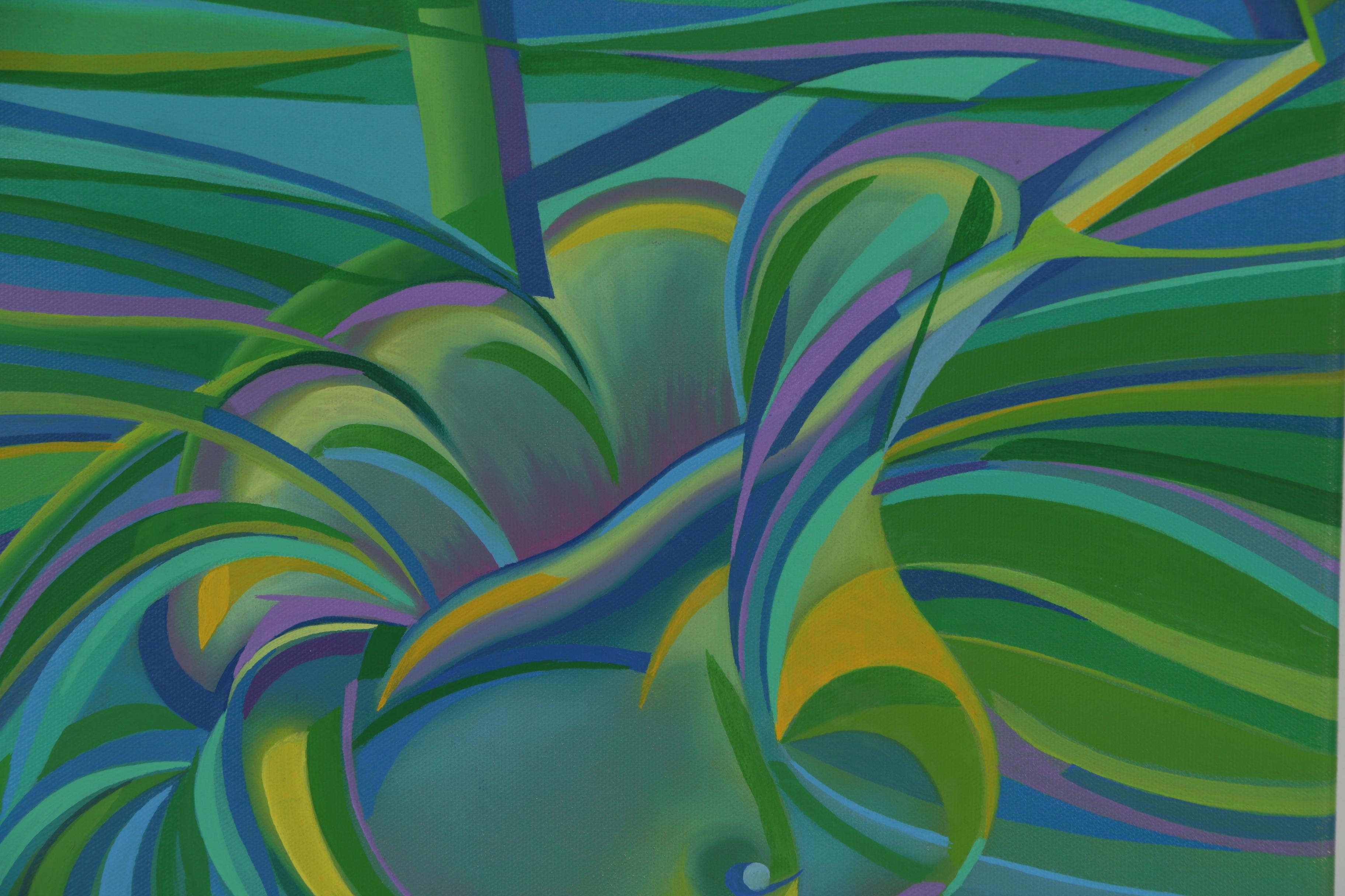 Gerardo Hernández Arias Oil Painting "Ternura de Anfitrite"