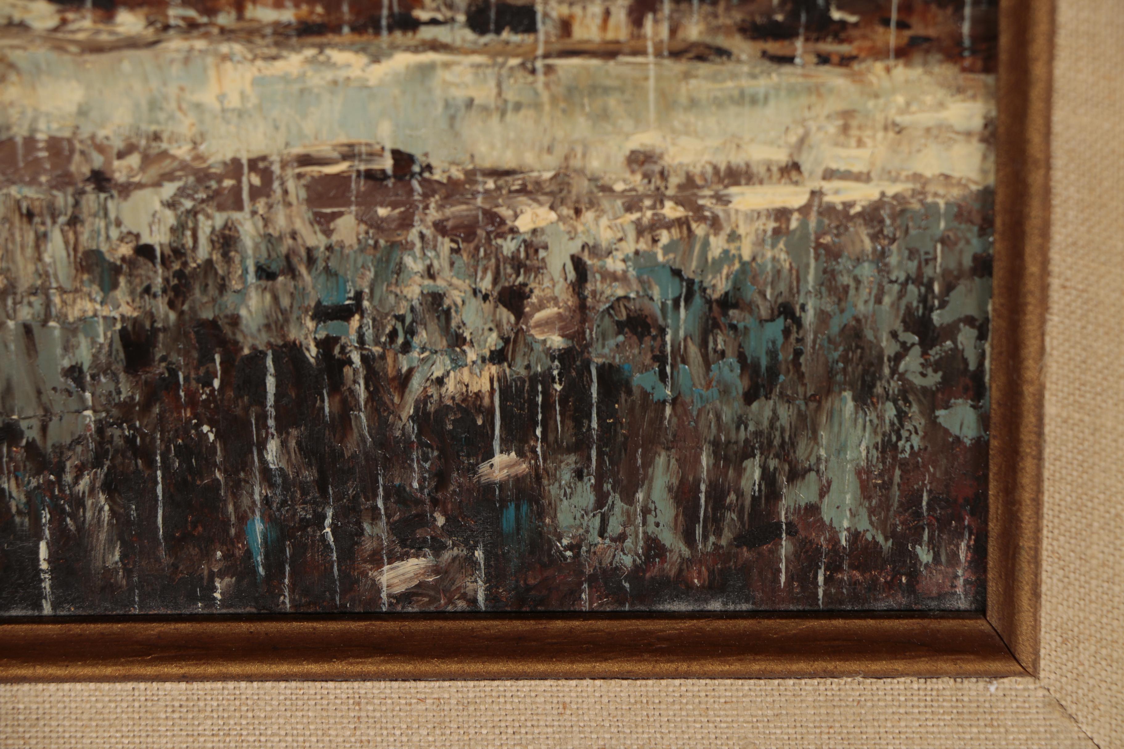 George Dee Smith Oil Painting "A Drink in the Rain"