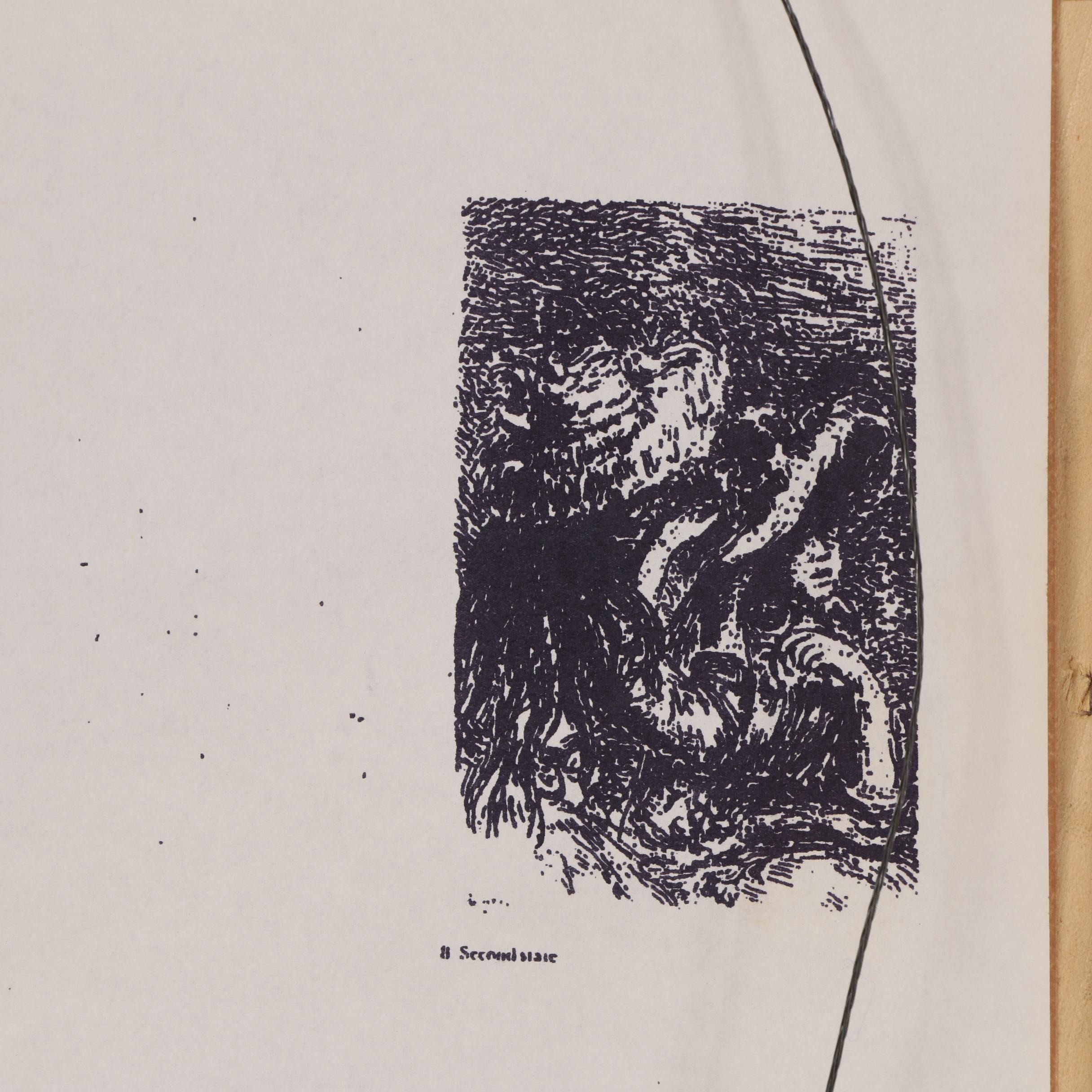 Pierre Auguste Renoir Restrike Etching "Le Chapeau Épinglé"