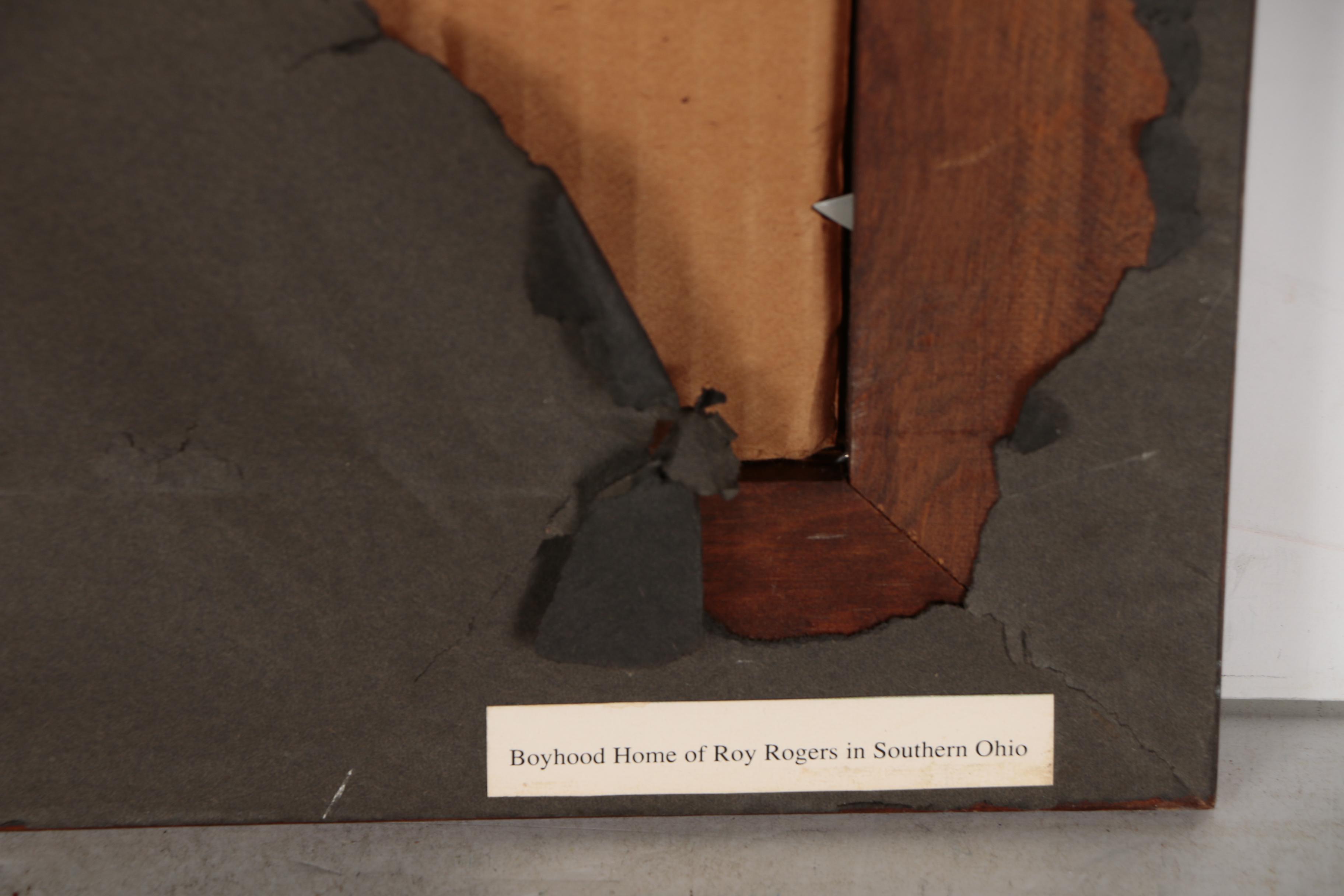 George Little Offset Lithograph of Roy Rogers' Boyhood Home