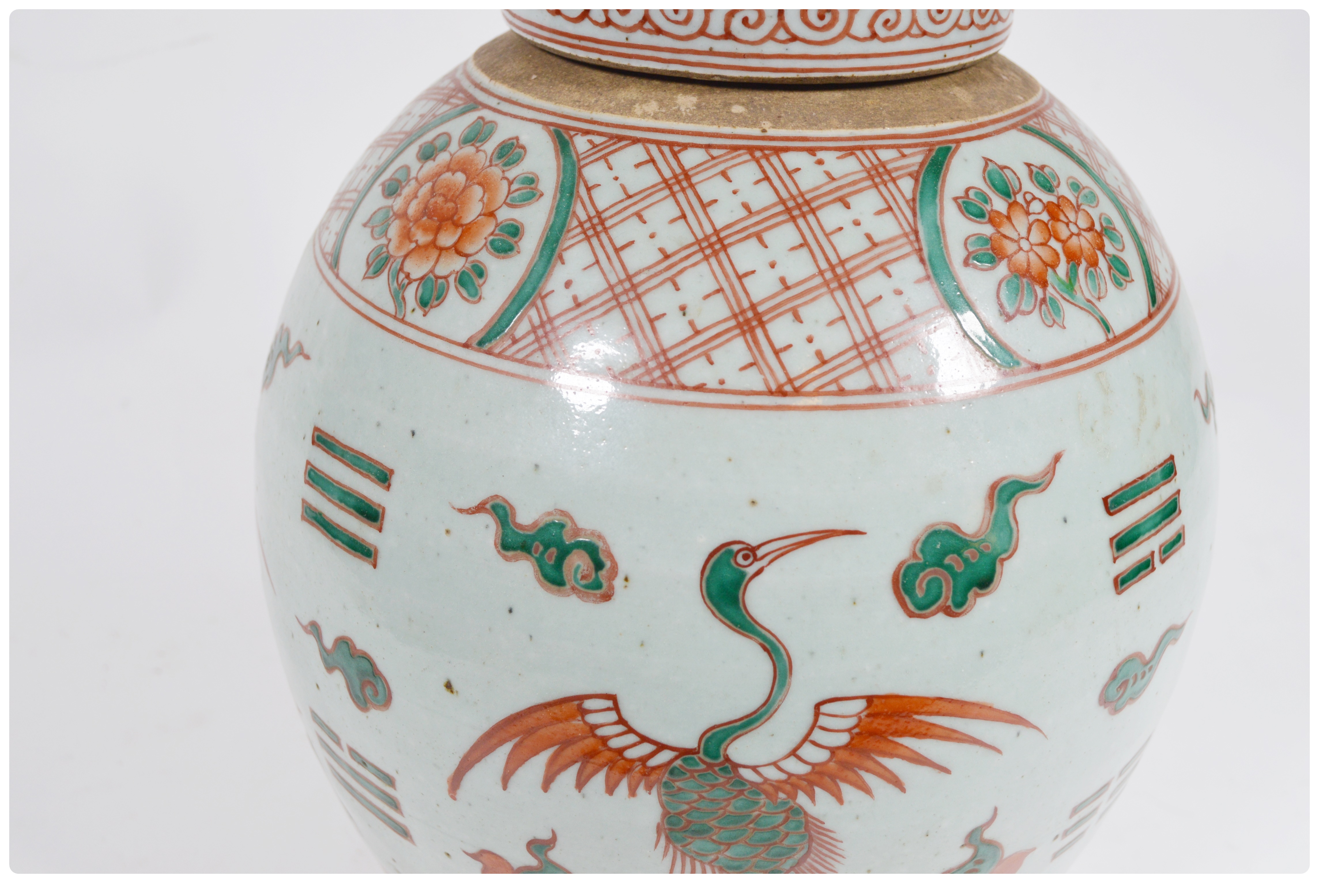 Chinese Qing Provincial Stoneware Ginger Jar, Late 19th Century