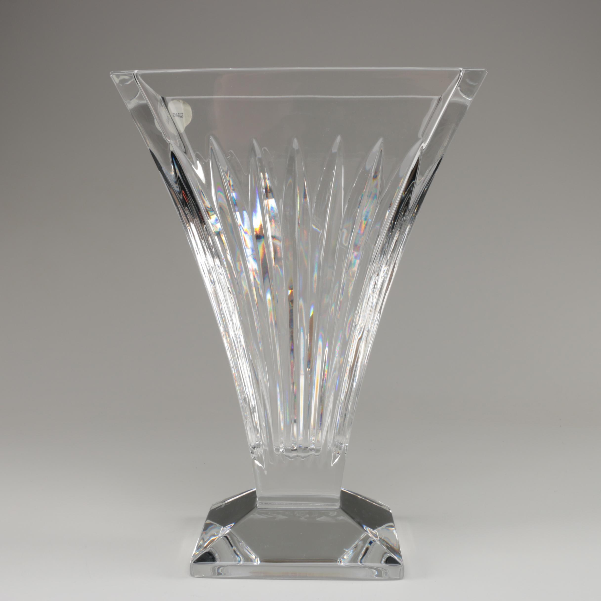 Waterford "Clarion" Crystal Flower Vase